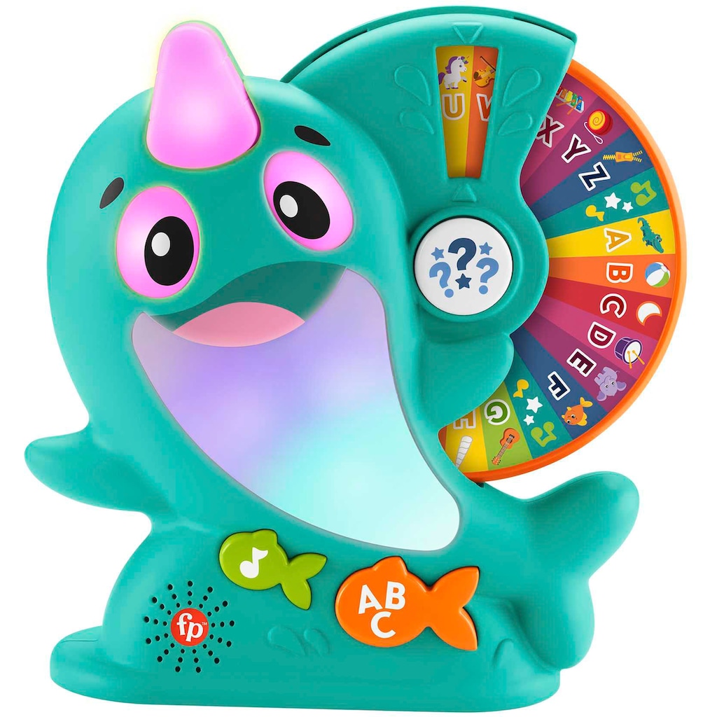 Fisher-Price® Lernspielzeug »BlinkiLinkis Narwal«, mit Licht und Sound