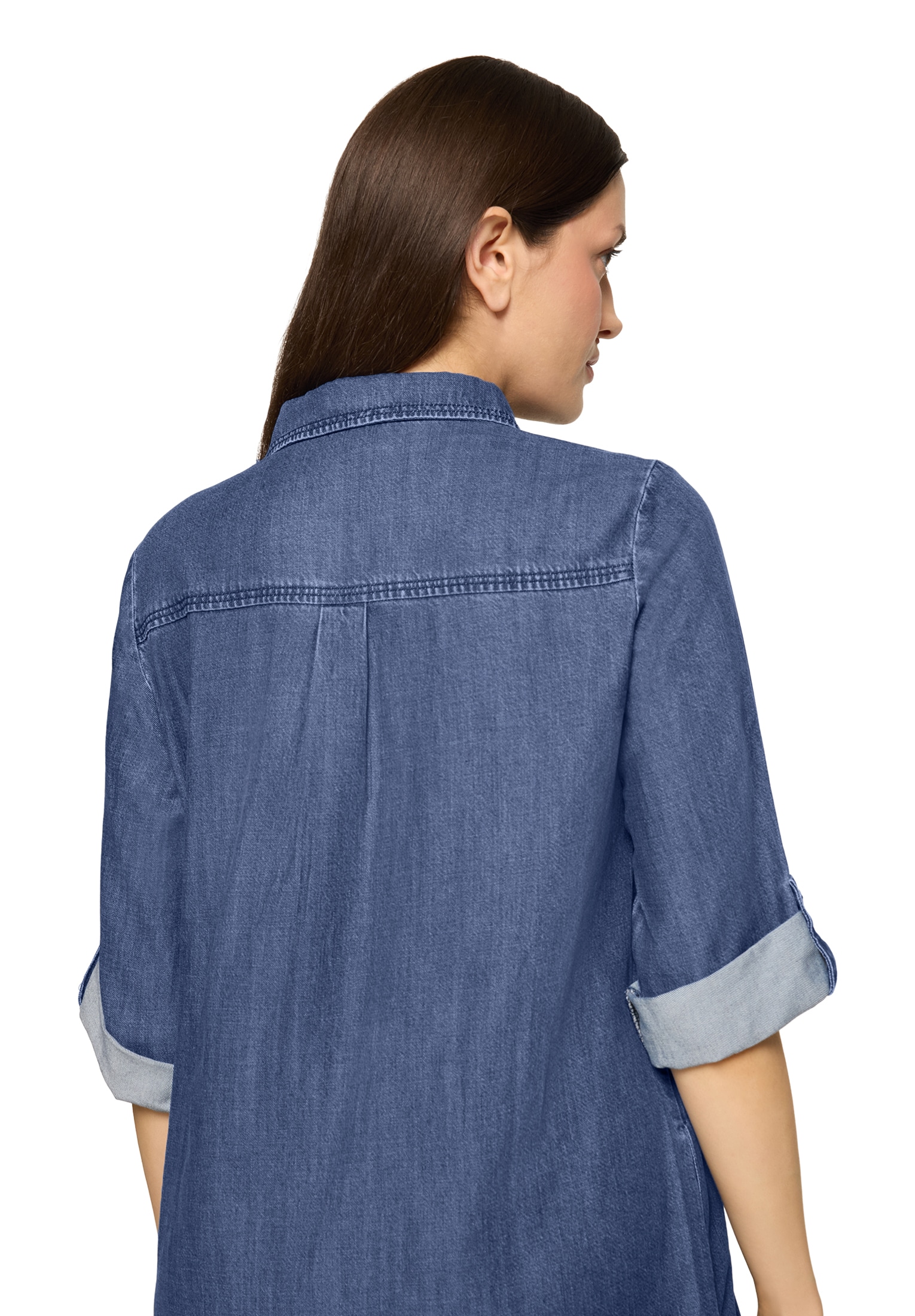 Cartoon Jeanskleid »Damen mit Kragen« Ohne Tasche