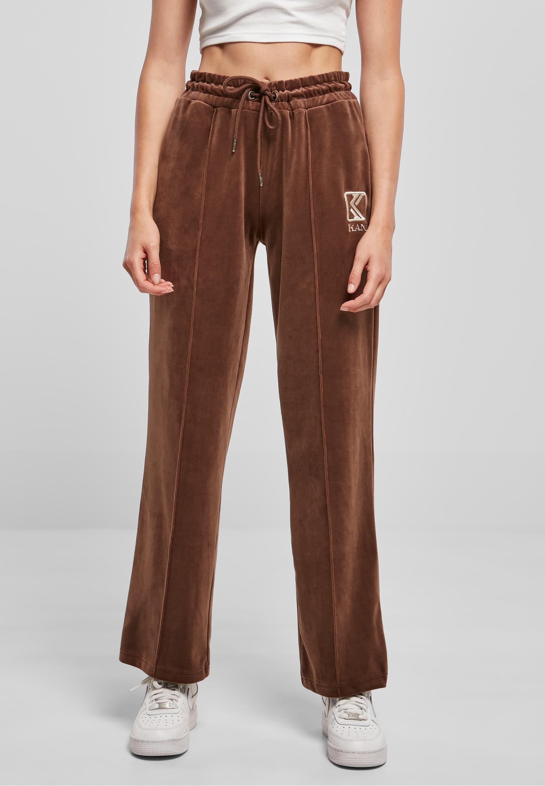 Karl Kani Jogginghose »Karl Kani Damen KW224-047-1KK OG Velvet Straight Leg Pant«, (1 tlg.)