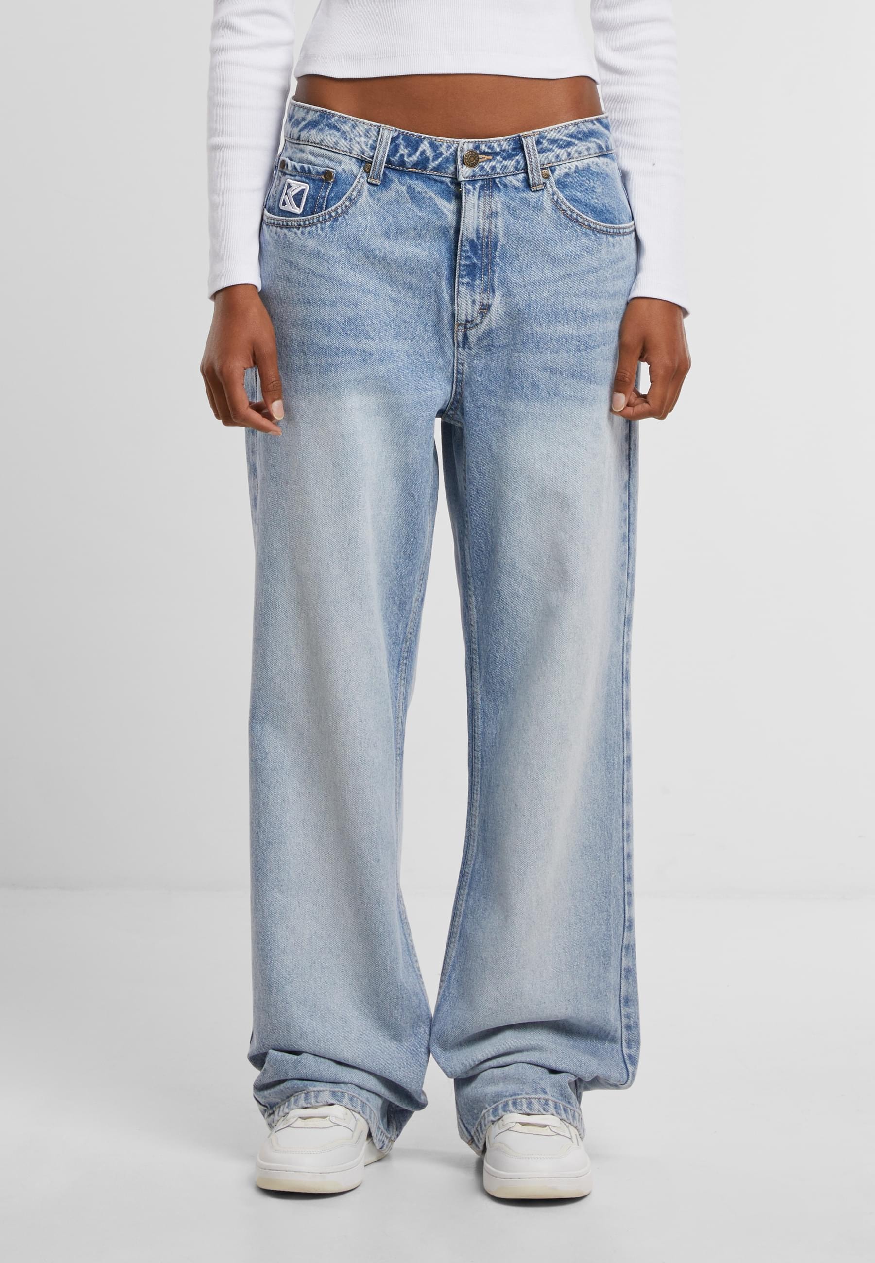 Karl Kani Bequeme Jeans »Karl Kani Karl Kani OG Five Pocket Straight Leg Denim vintage«