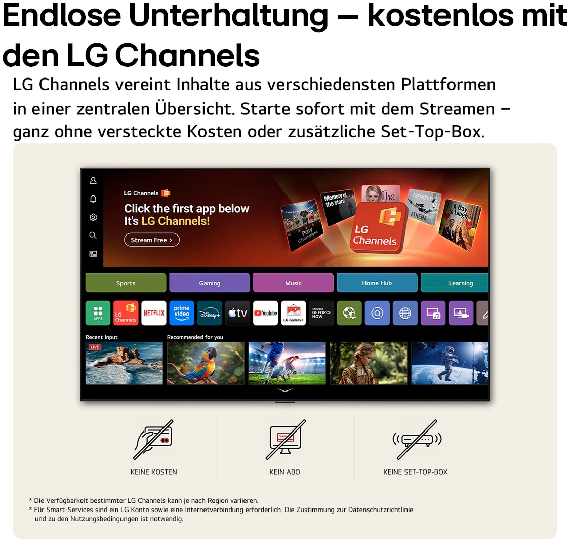 LG DLED-Fernseher »75NU850B6LA« 189 cm/75 ″ Smart-TV