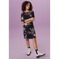 Aniston SELECTED Jerseykleid, mit farbenfrohem Blumendruck - NEUE KOLLEKTION