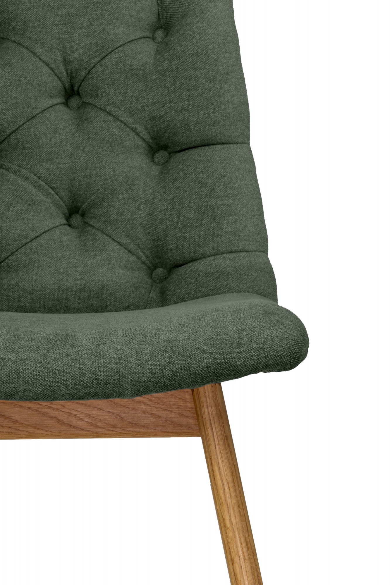 andas 4-Fußstuhl »Ramon«, (Set), 2 St., Chenille, mit Massivholzbeinen, verschiedene Stoffe und Farben
