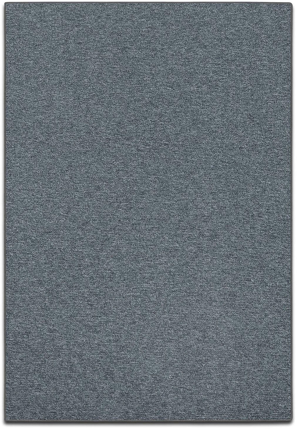 Teppich OTTO HOME "Blackburn", grau (dunkelgrau), B:100cm H:4mm L:150cm, Kunstfaser, Teppiche, Teppich