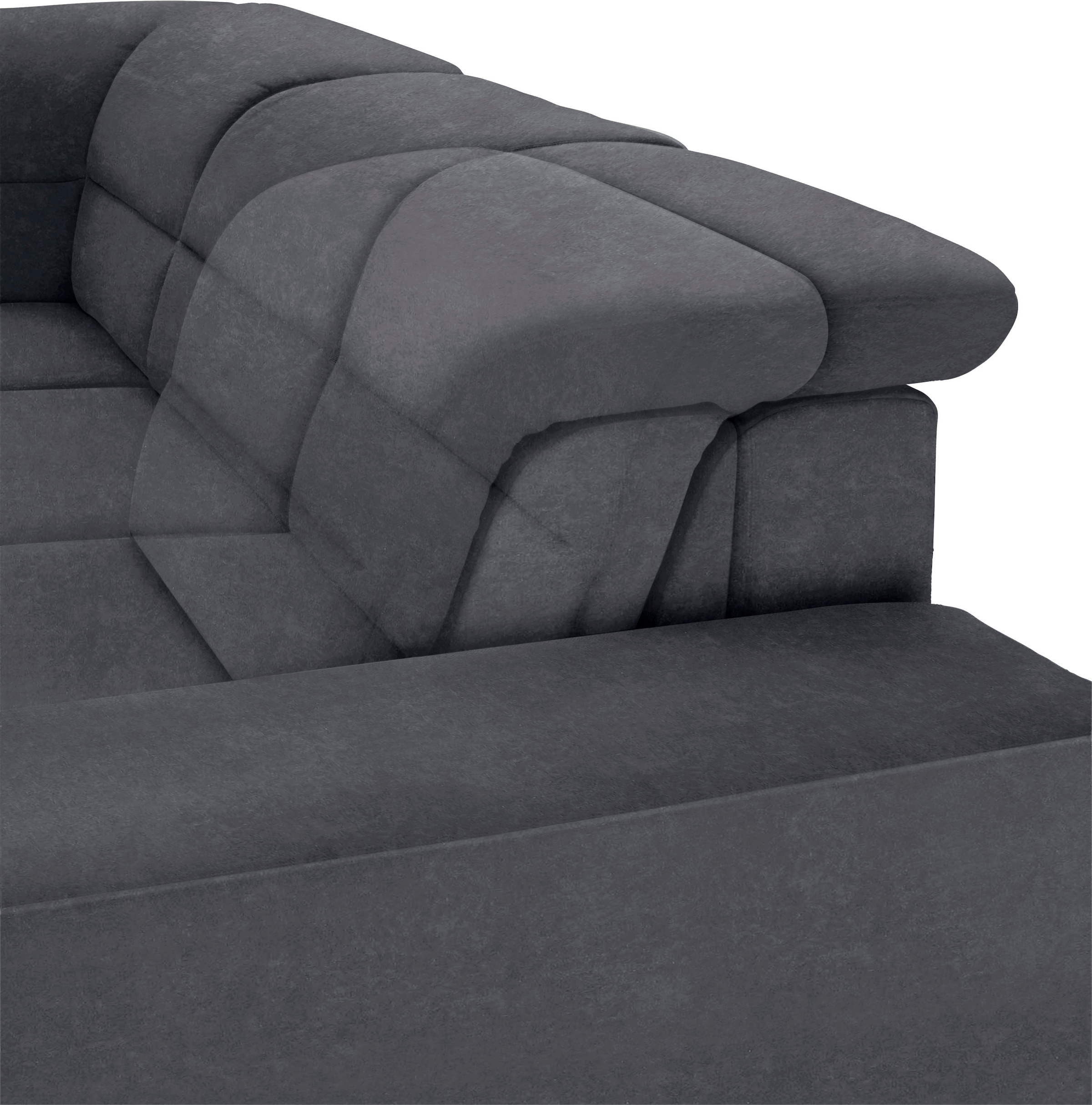 sit&more Ecksofa »Mariola L-Form«, mit Federkern und Ottomane, inklusive Sitztiefenverstellung