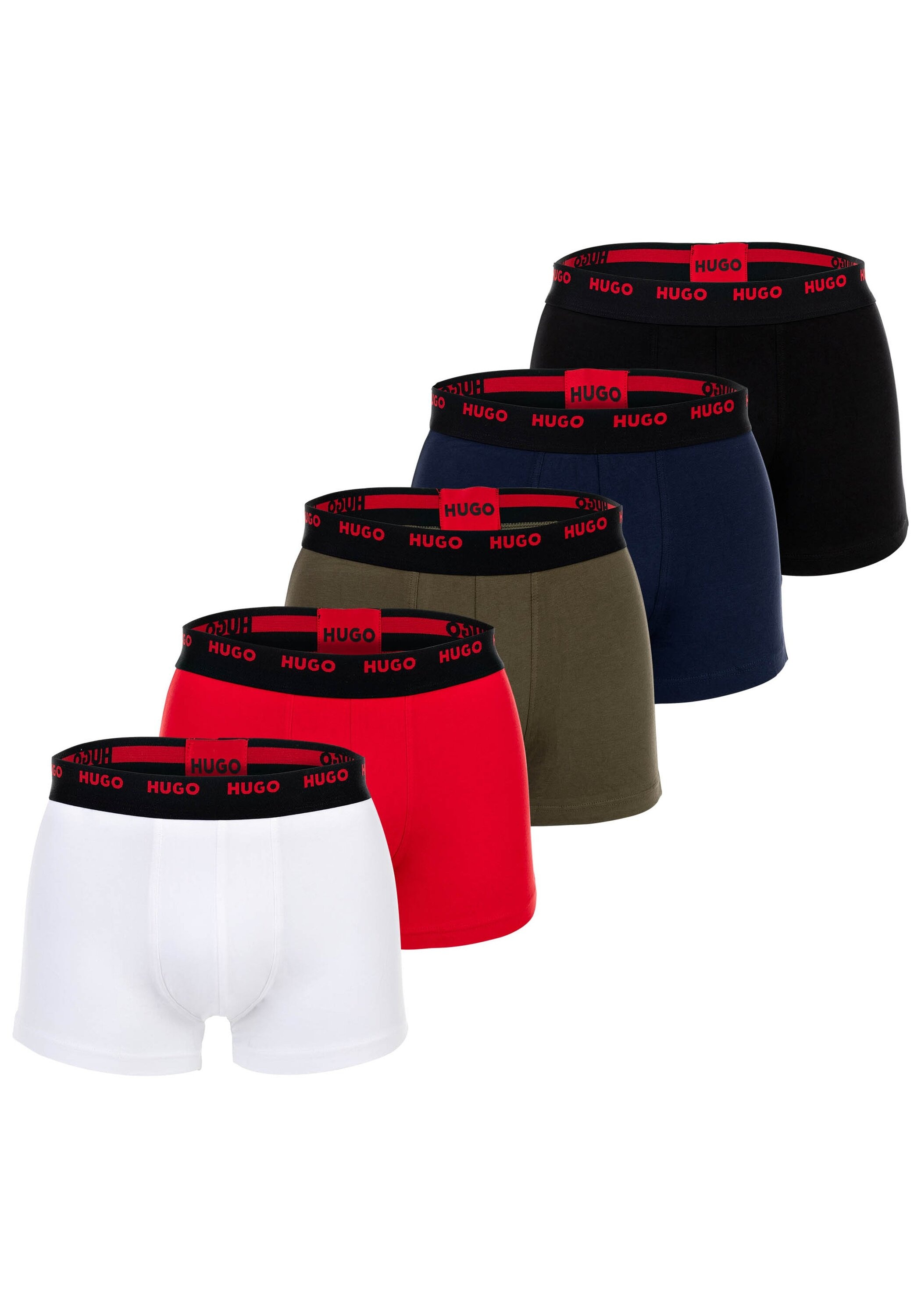 HUGO Boxershorts "Boxershort Trunks Five Pack 5er Pack" günstig online kaufen