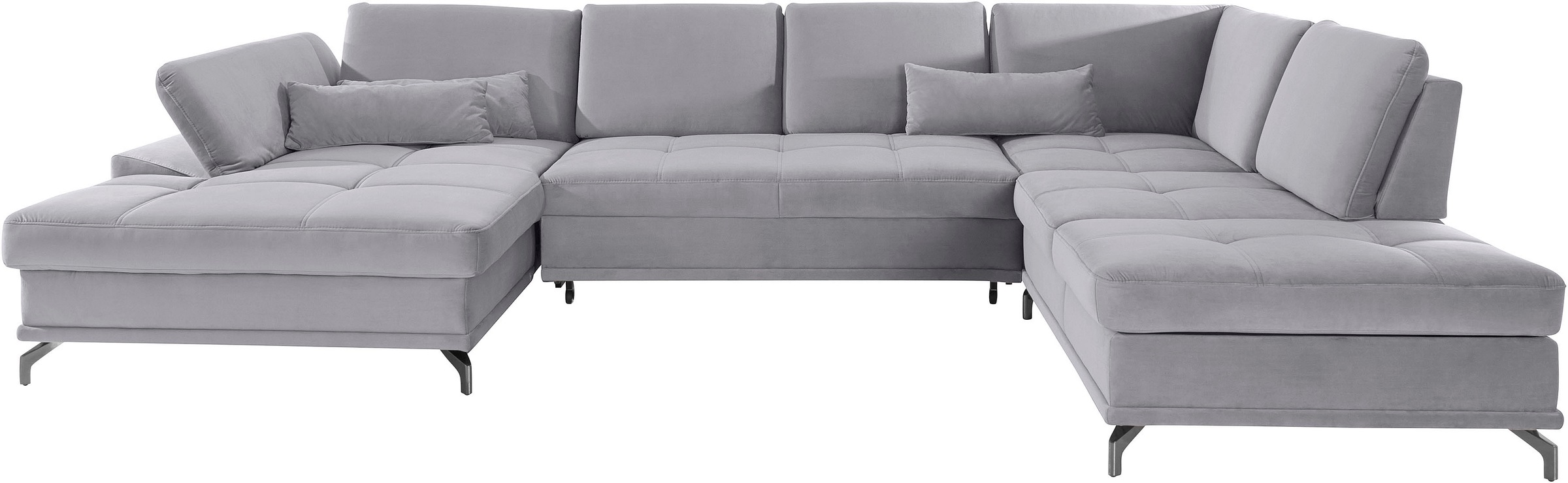 OTTO home Wohnlandschaft "Costello U-Form, B: 363 cm mit Sitztiefen-, Armte günstig online kaufen