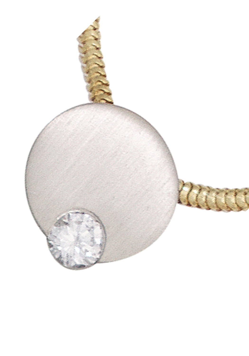 JOBO Runder Anhänger »Kleiner Platinanhänger 10 mm« ()