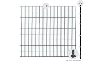 Doppelstabmattenzaun »ESSENTIAL 183 zum Aufschrauben«
