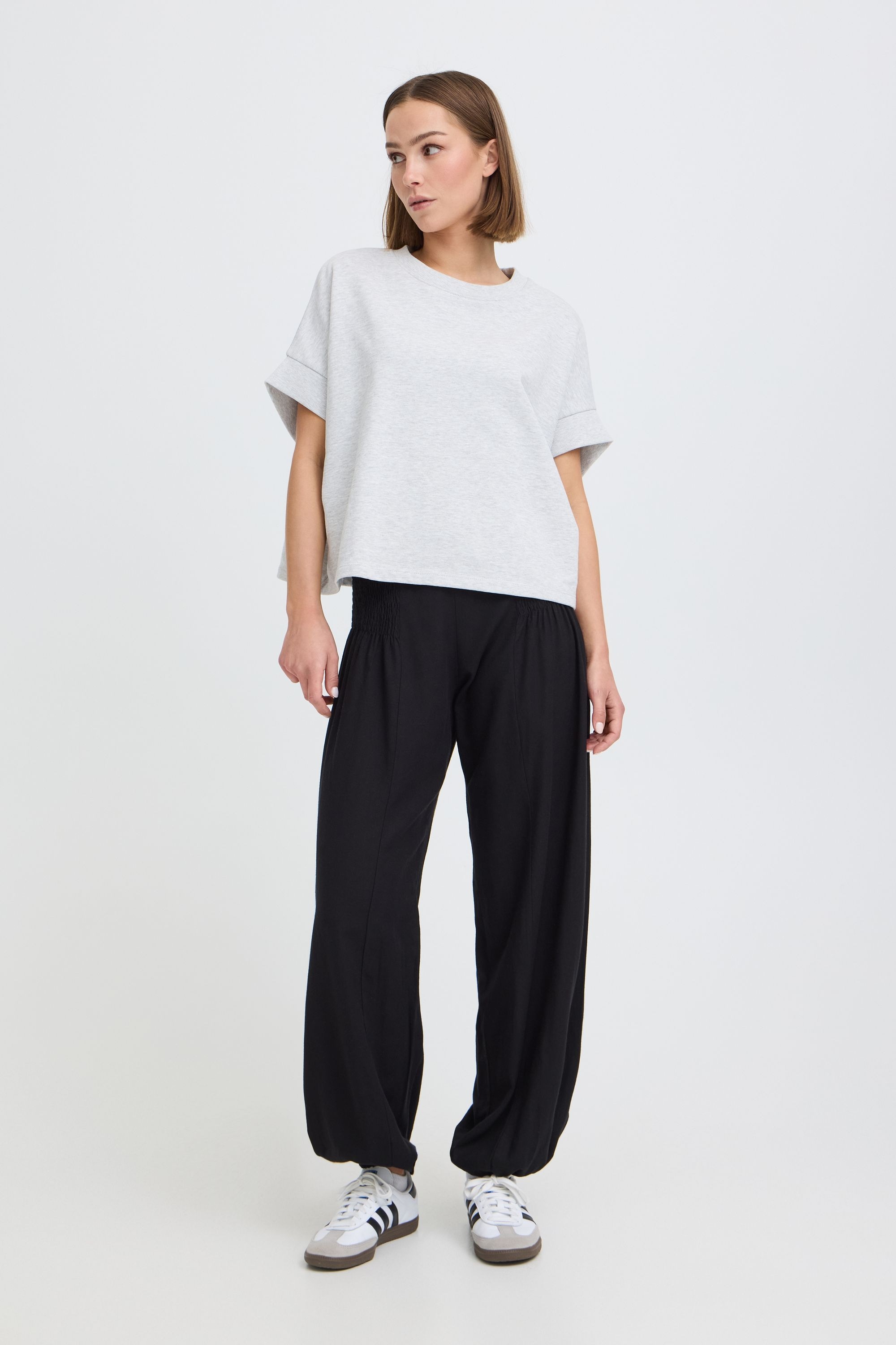 OXMO Loungehose »Loungehose OXNInna Linen Mix Relaxed Fit«