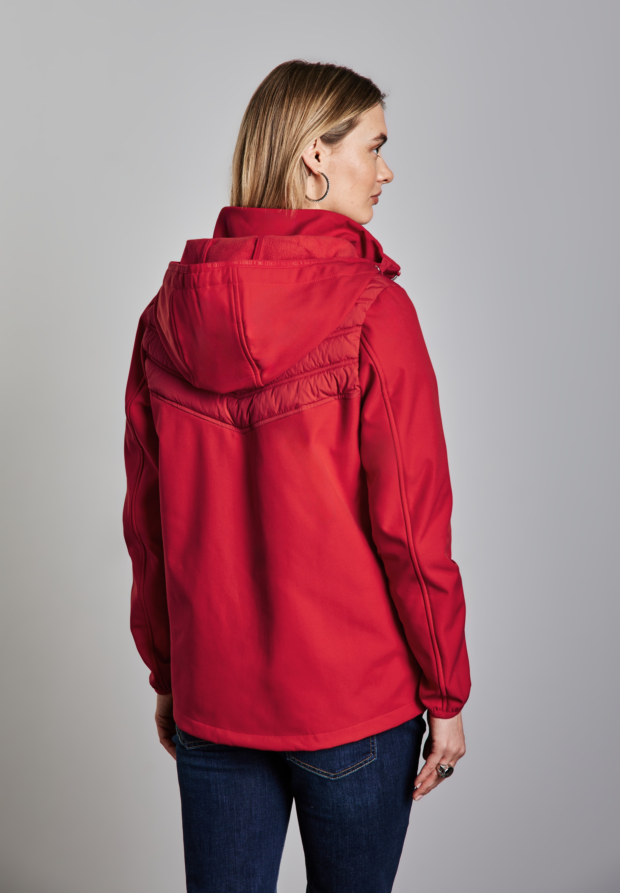STREET ONE Steppjacke, mit Kapuze, mit Kapuze mit Tunnelzugband