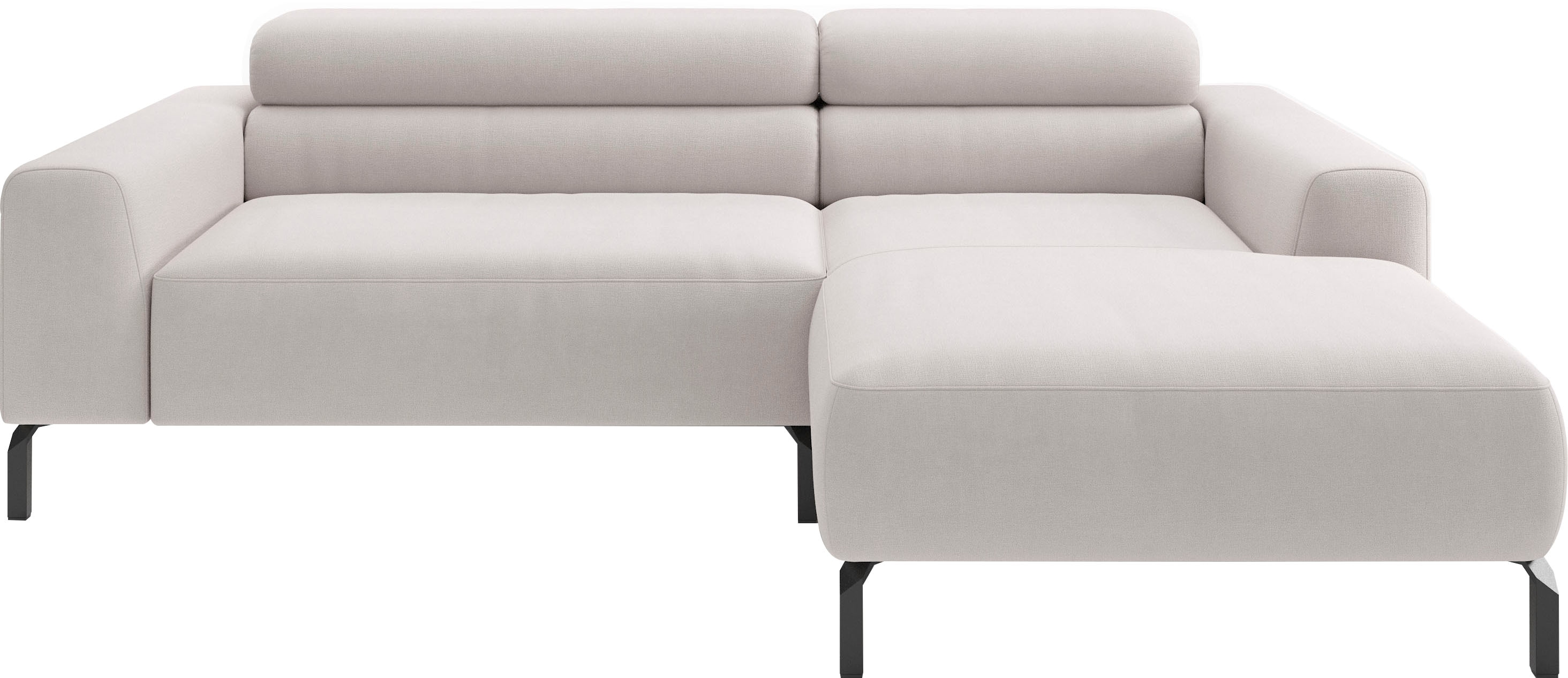 Home affaire Ecksofa "Ecksofa, L-Form, incl. Kopfteilverstellung, Breite 223 cm" wahlweise elektrische Sitztiefenverstellung