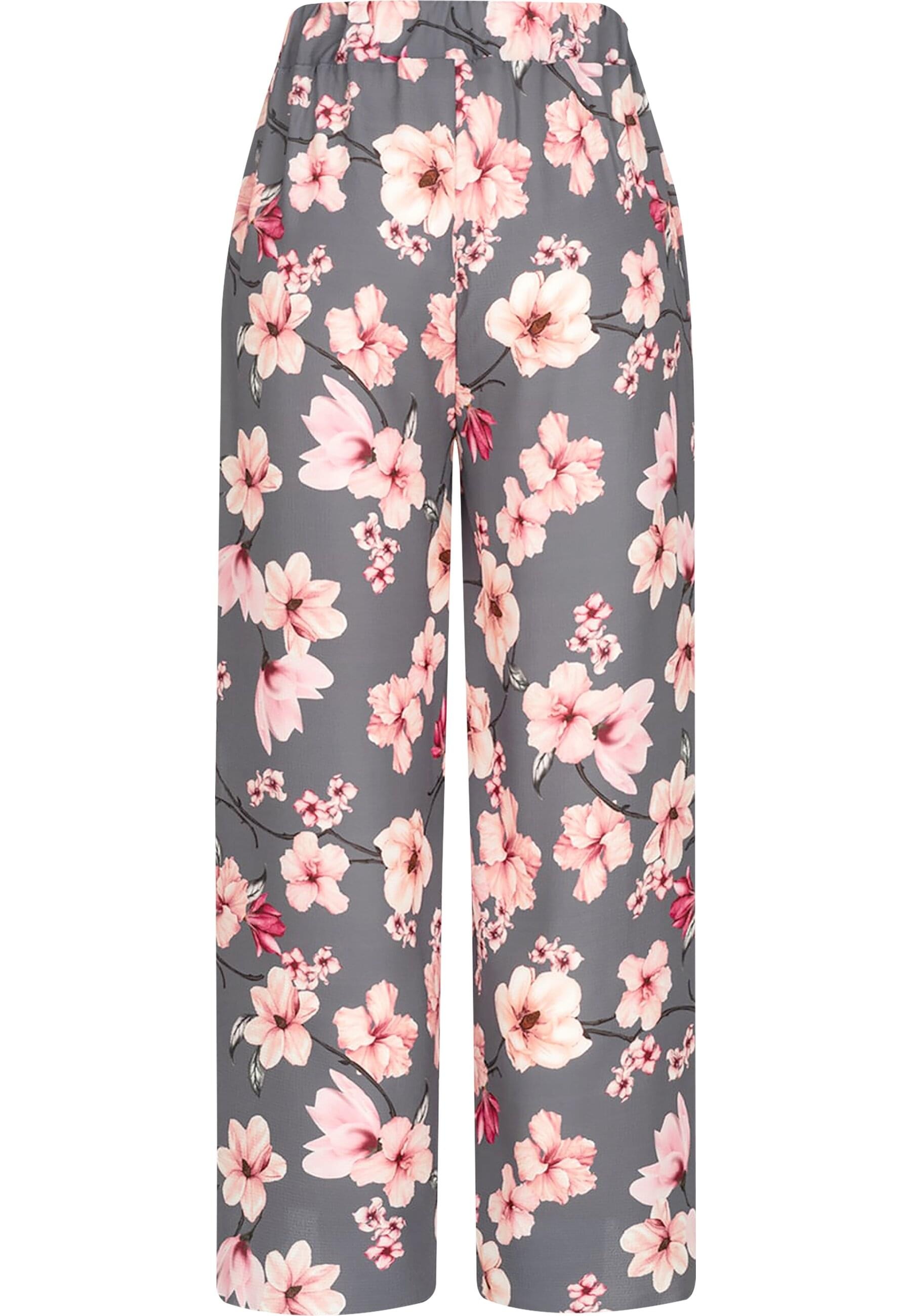 CLOUD 5IVE Stoffhose »CLOUD 5IVE High-Waist Sommerhose mit Blumen Print«, (1 tlg.)