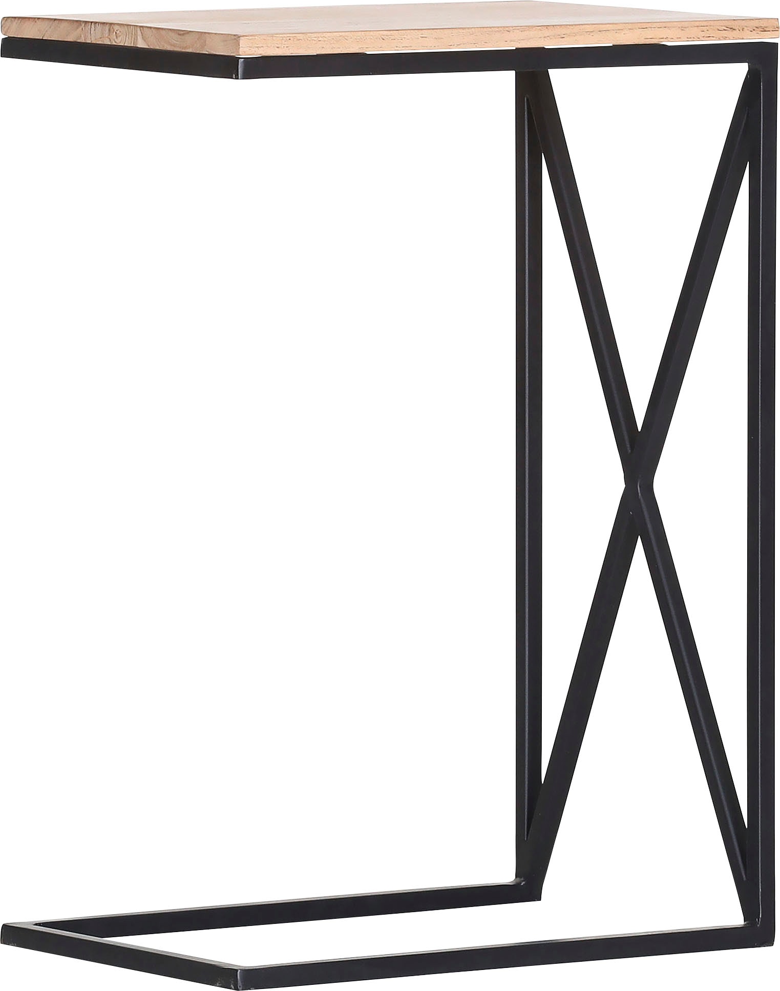 Gutmann Factory Beistelltisch "Firestones, Couchtisch, Höhe 65 cm" Platzsparendes Design zum Anstellen an Sofa oder Couch
