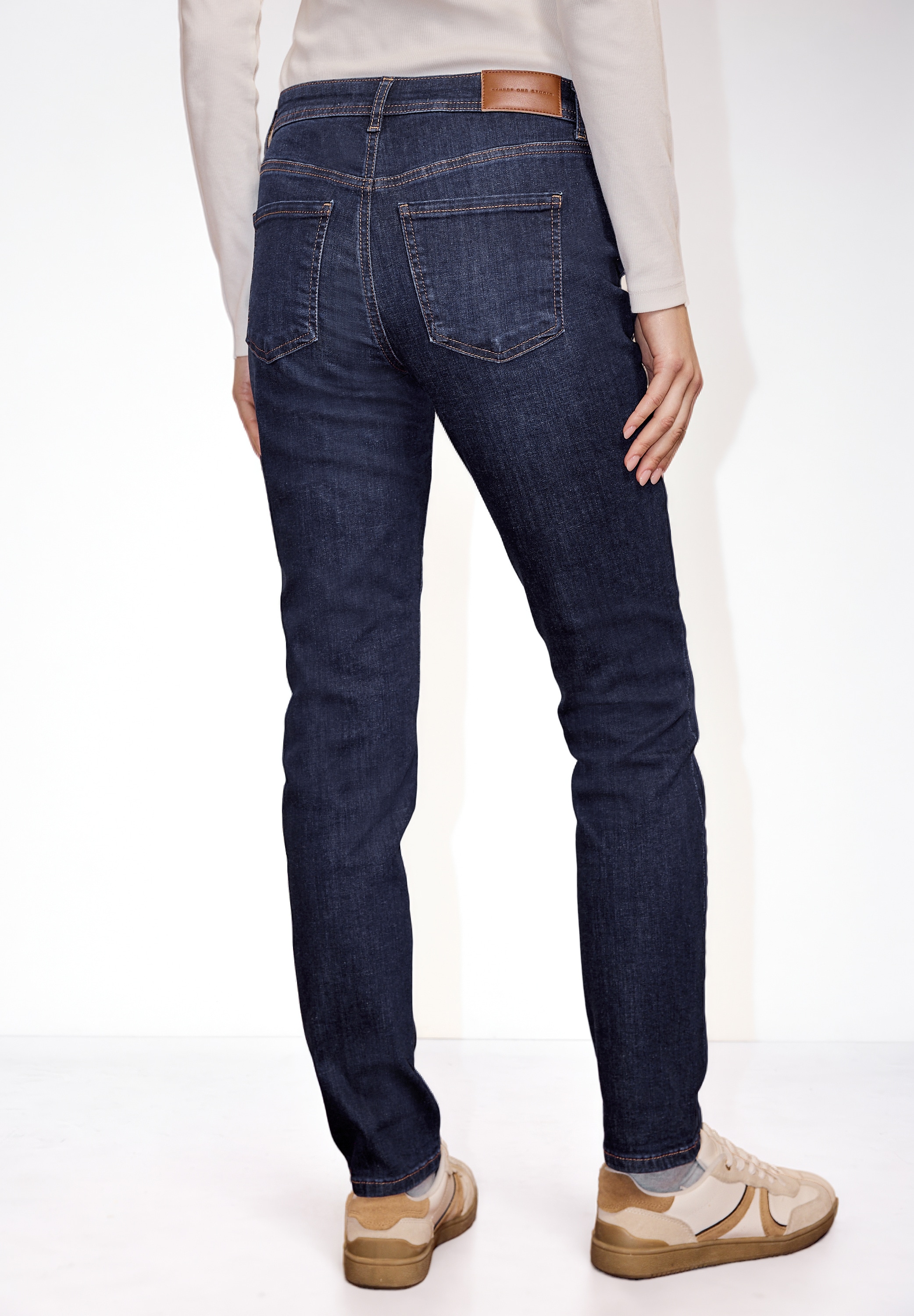 STREET ONE STUDIO Comfort-fit-Jeans Middle Waist