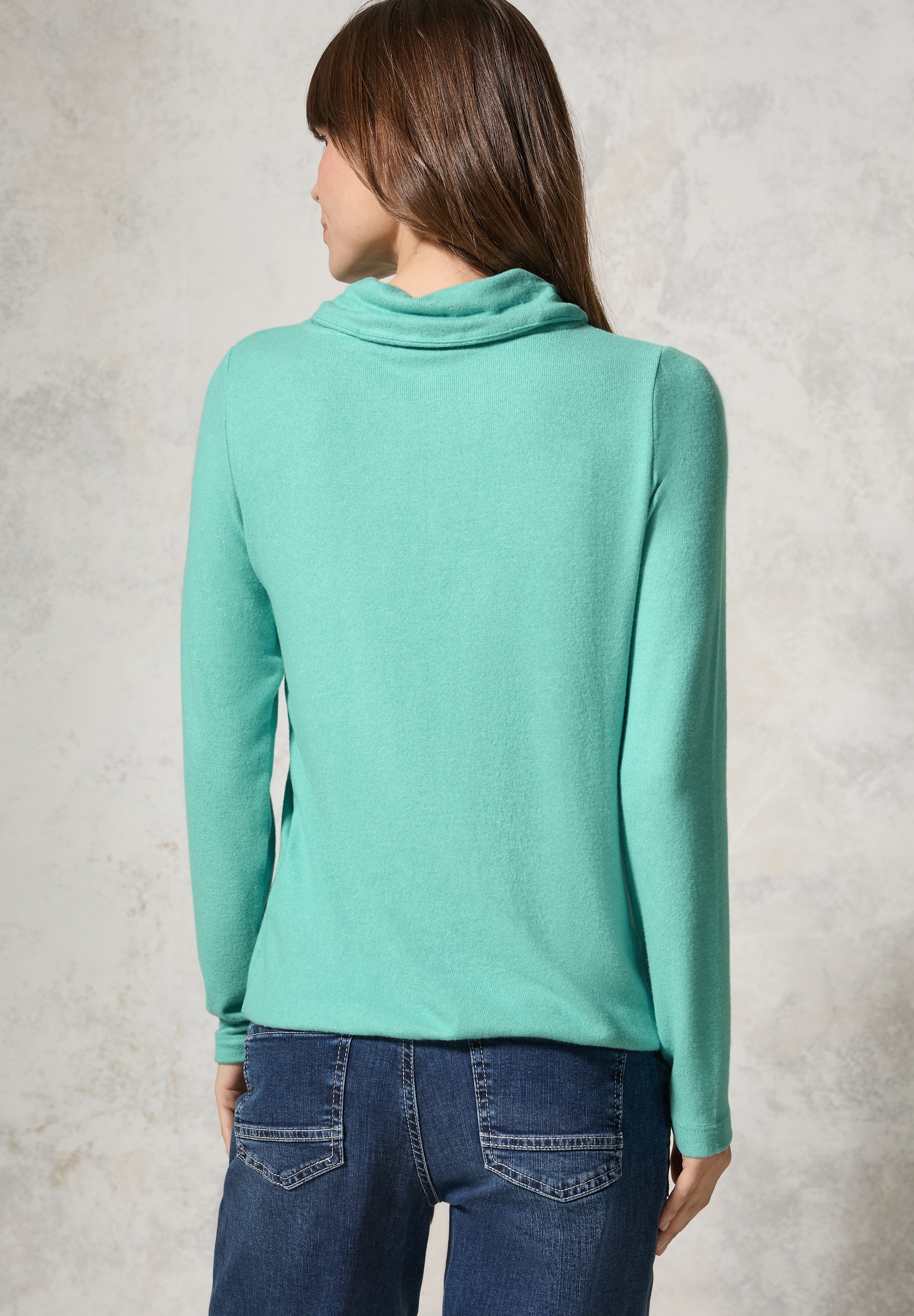 Cecil Langarmshirt, mit Tunnelzugsaum