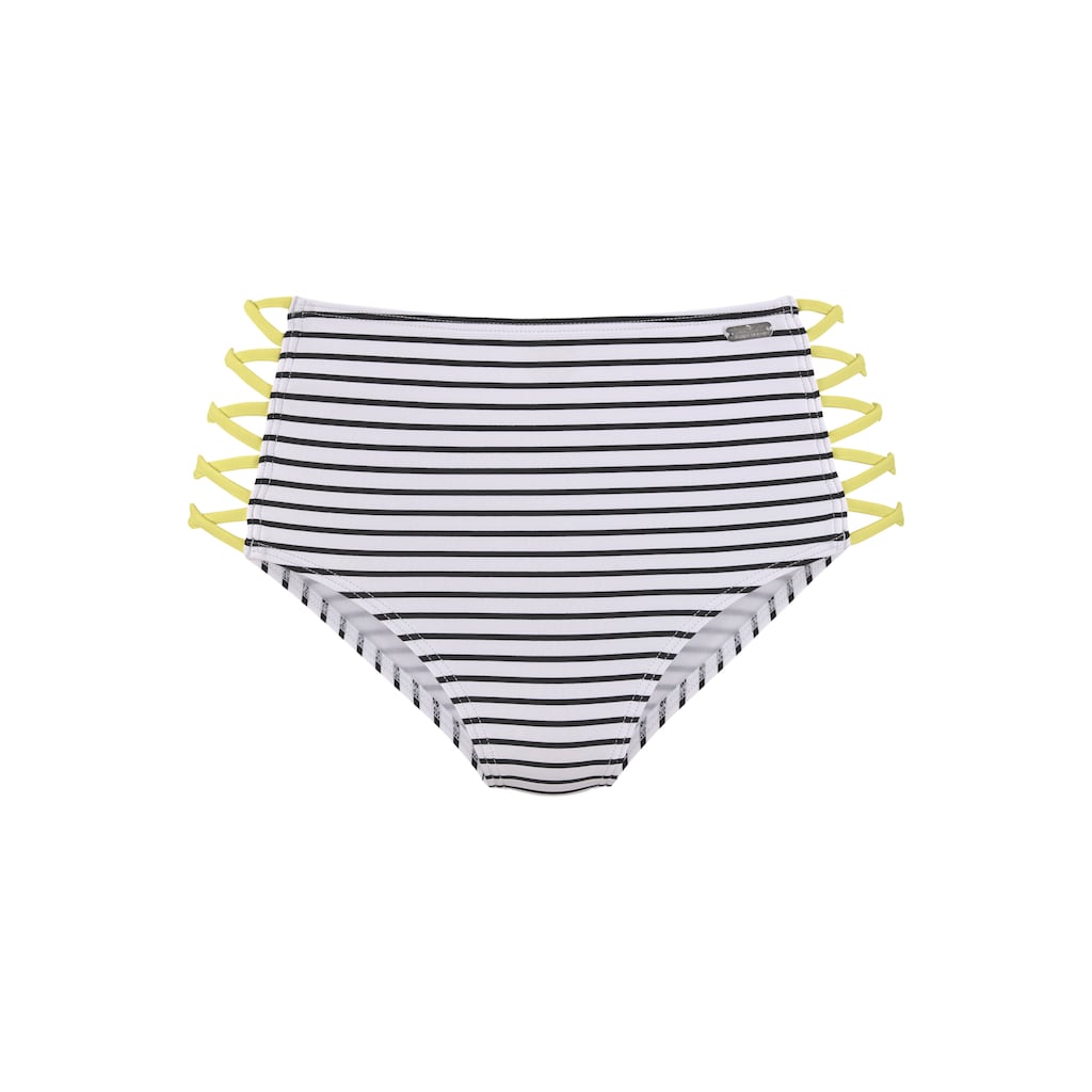 Venice Beach Highwaist-Bikini-Hose »Camie« mit gekreuzten seitlichen Bändern