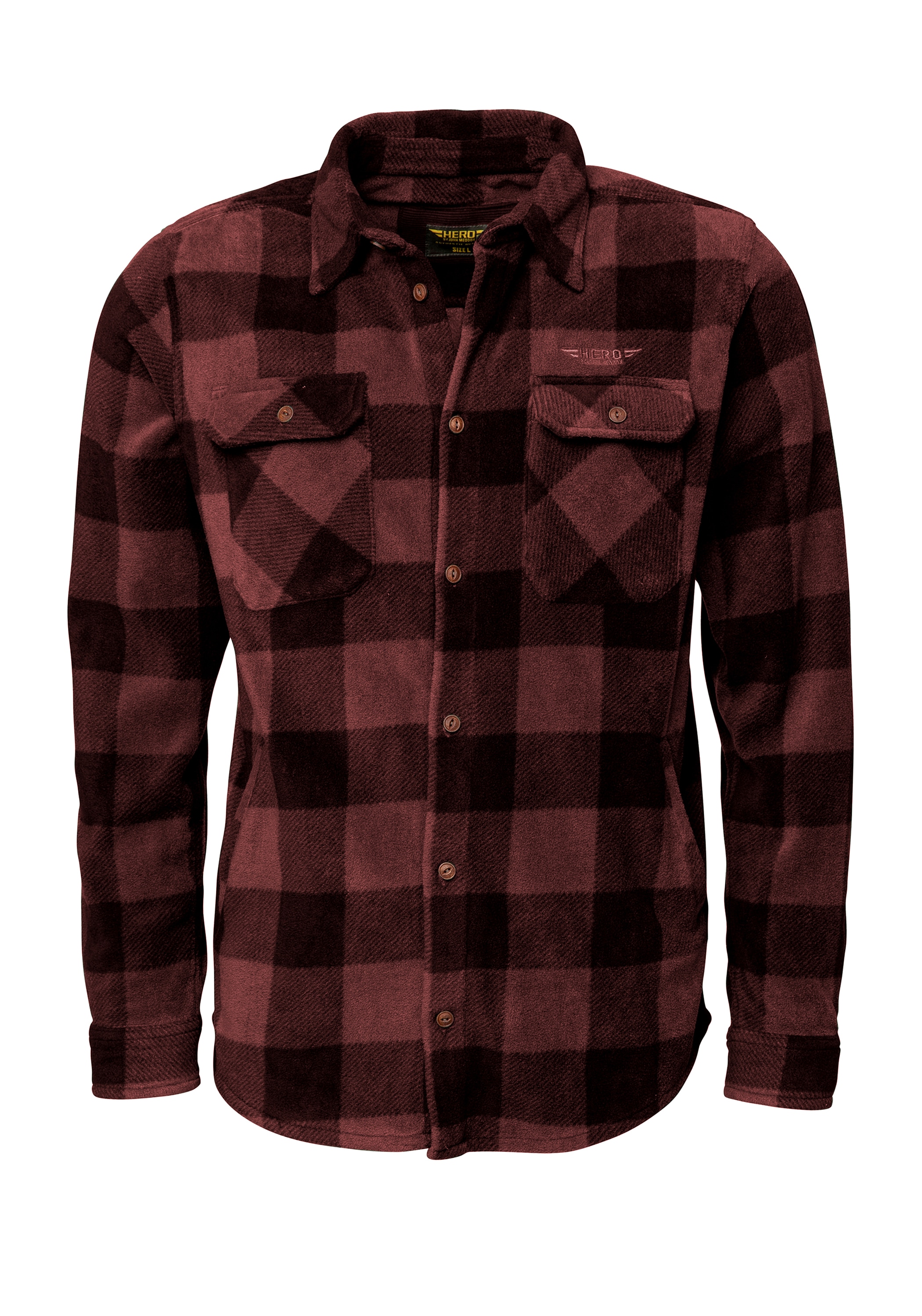HERO by John Medoox »HENDRIX Fleecehemd« Regular Fit Casual Fleece für Herren