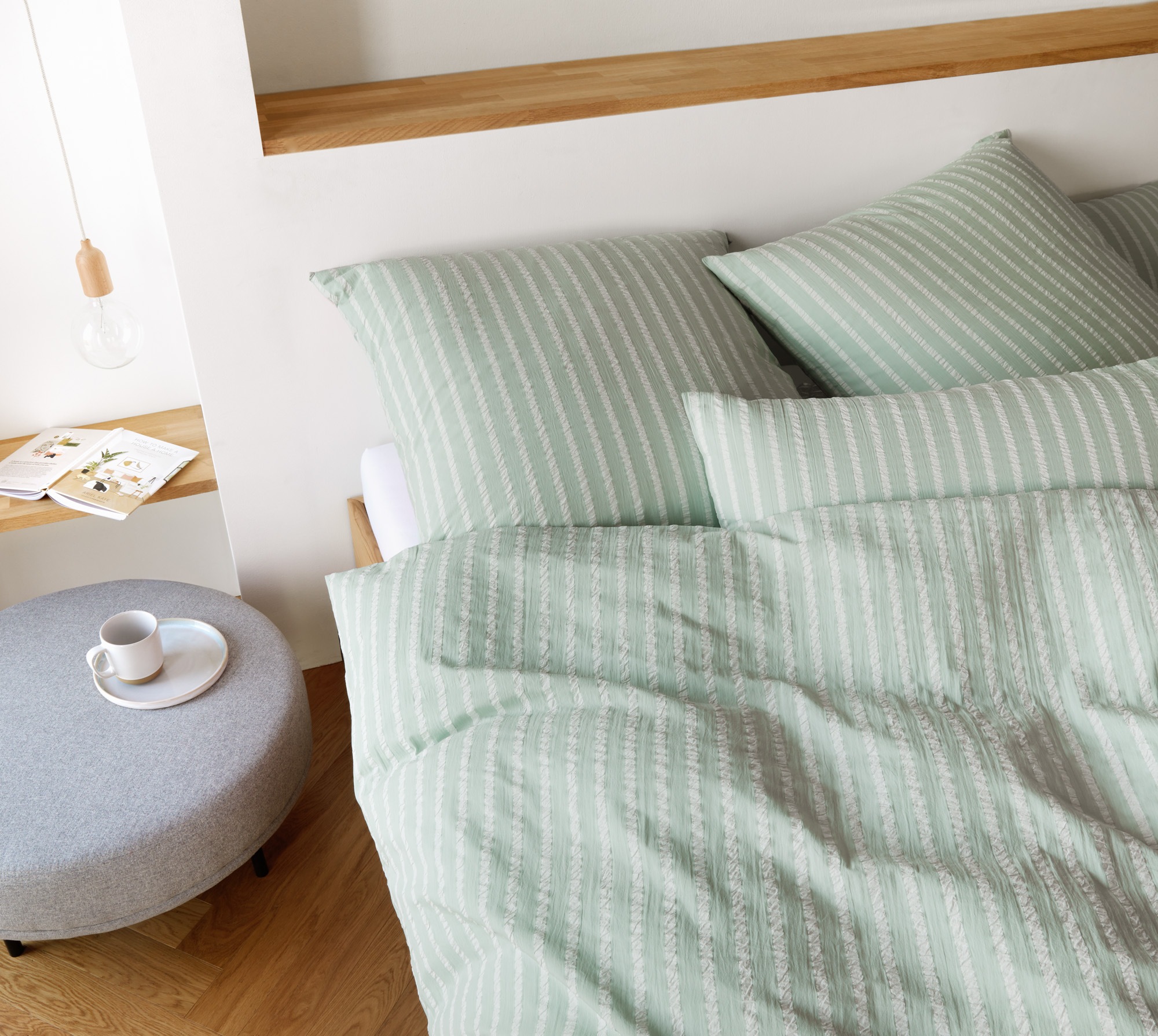 Elegante Bettwäsche "Sandvig" 2 Stk. tlg. angenehmes Hautgefühl günstig online kaufen