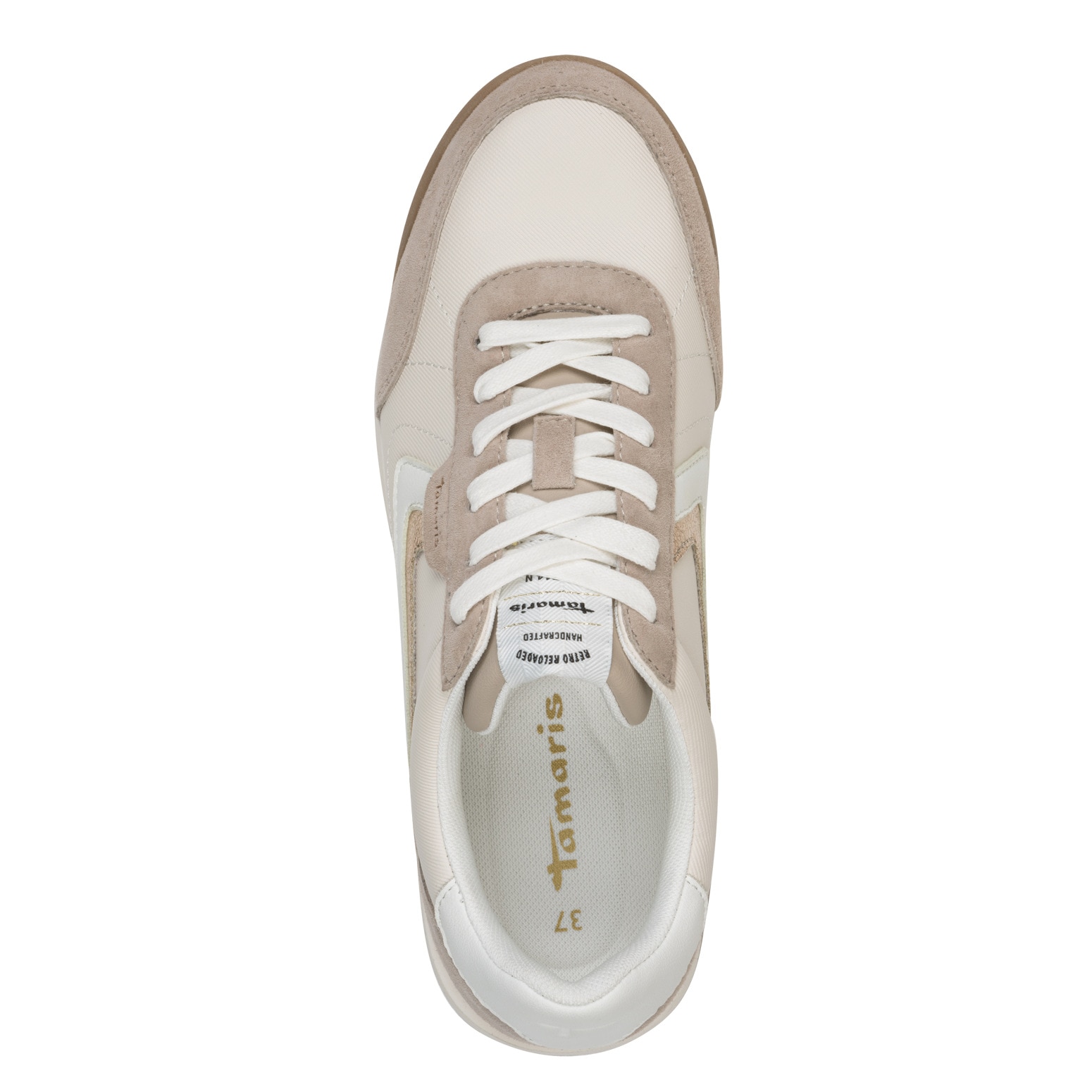 Tamaris Sneaker, Freizeitschuh, Halbschuh, Schnürschuh, weich gepolsterter Schaftrand