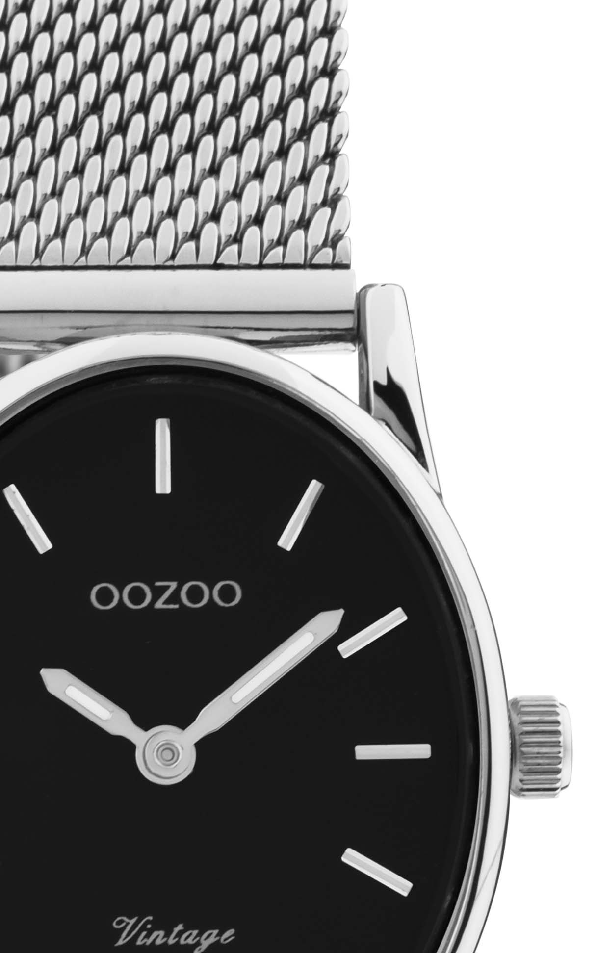 OOZOO Quarzuhr, Armbanduhr, Damenuhr, Edelstahlarmband