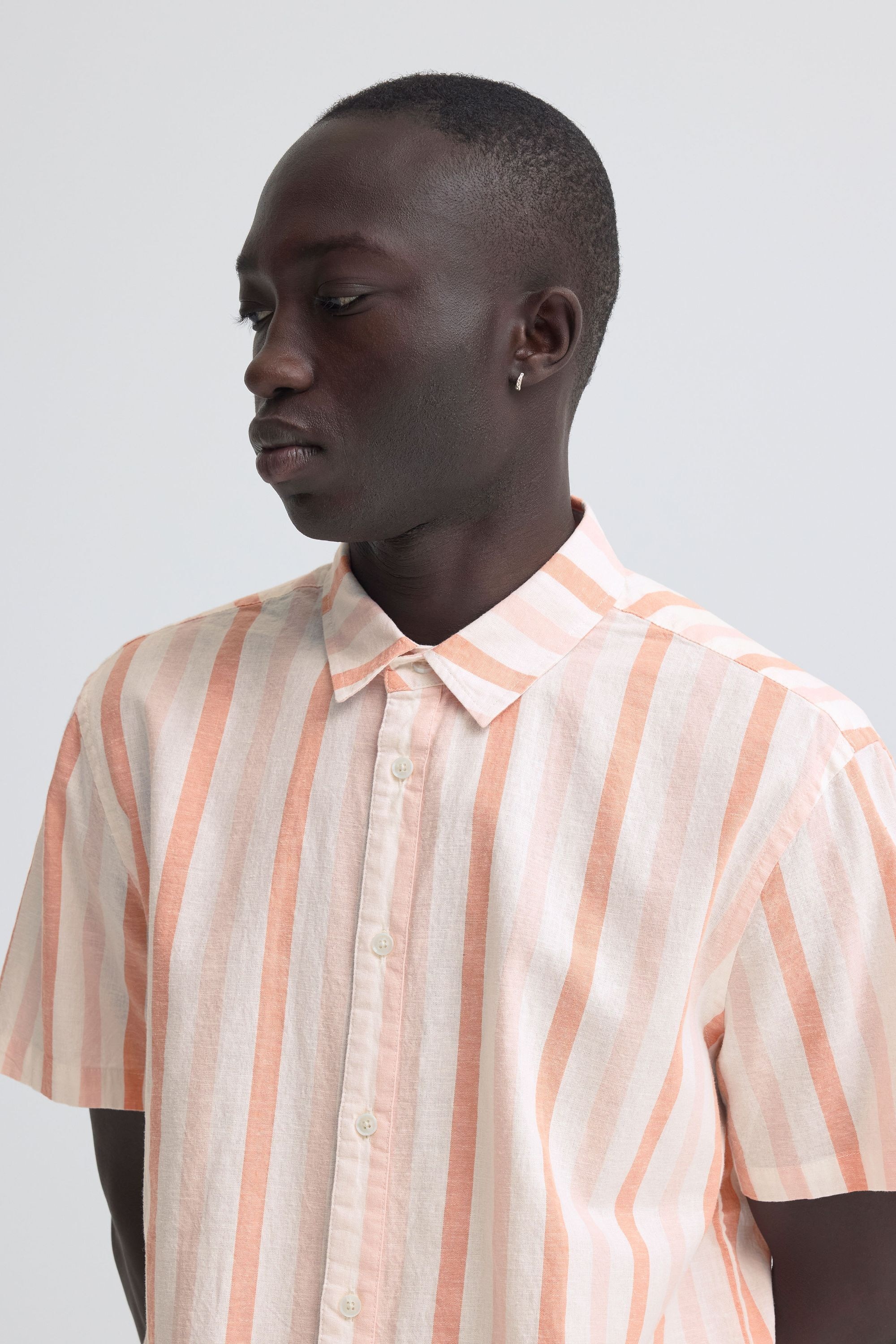 Blend Leinenhemd »BHAban« Farbenfrohes gestreiftes Hemd