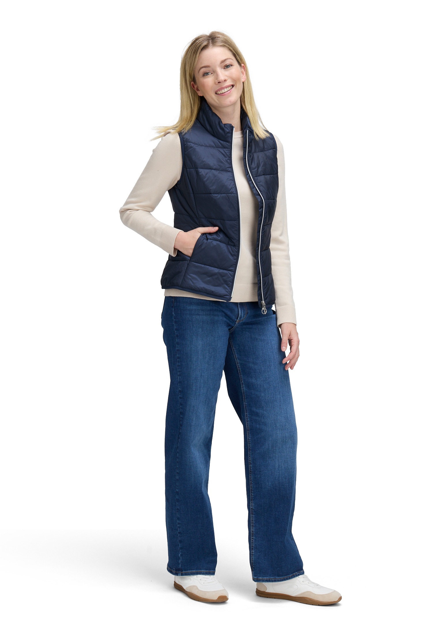 Betty Barclay Strickweste »Betty Barclay Damen Steppweste mit Reißverschluss«