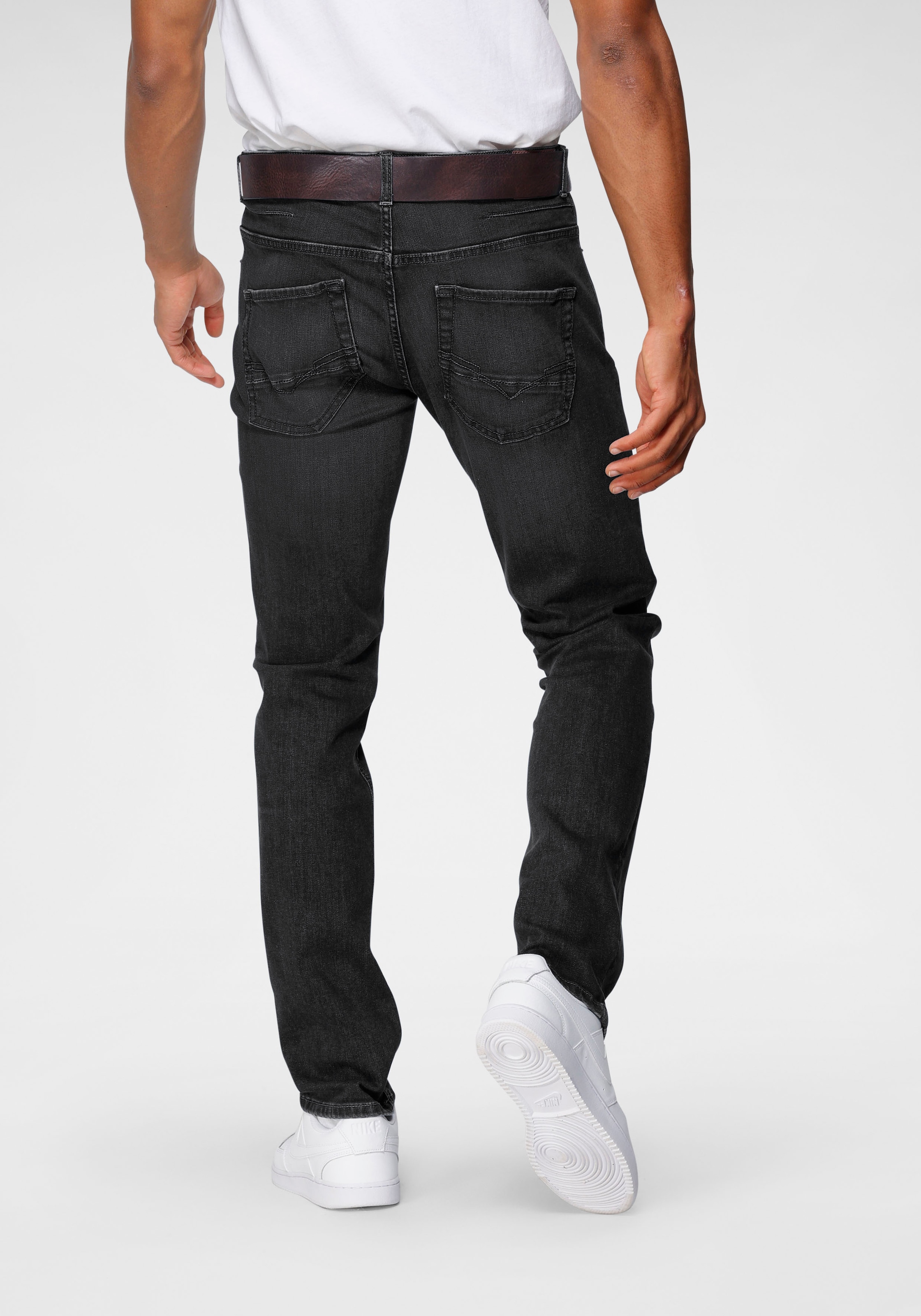 H.I.S Straight-Jeans "DALE", gerades Bein, mit Used-Effekten, niedrige Leib günstig online kaufen