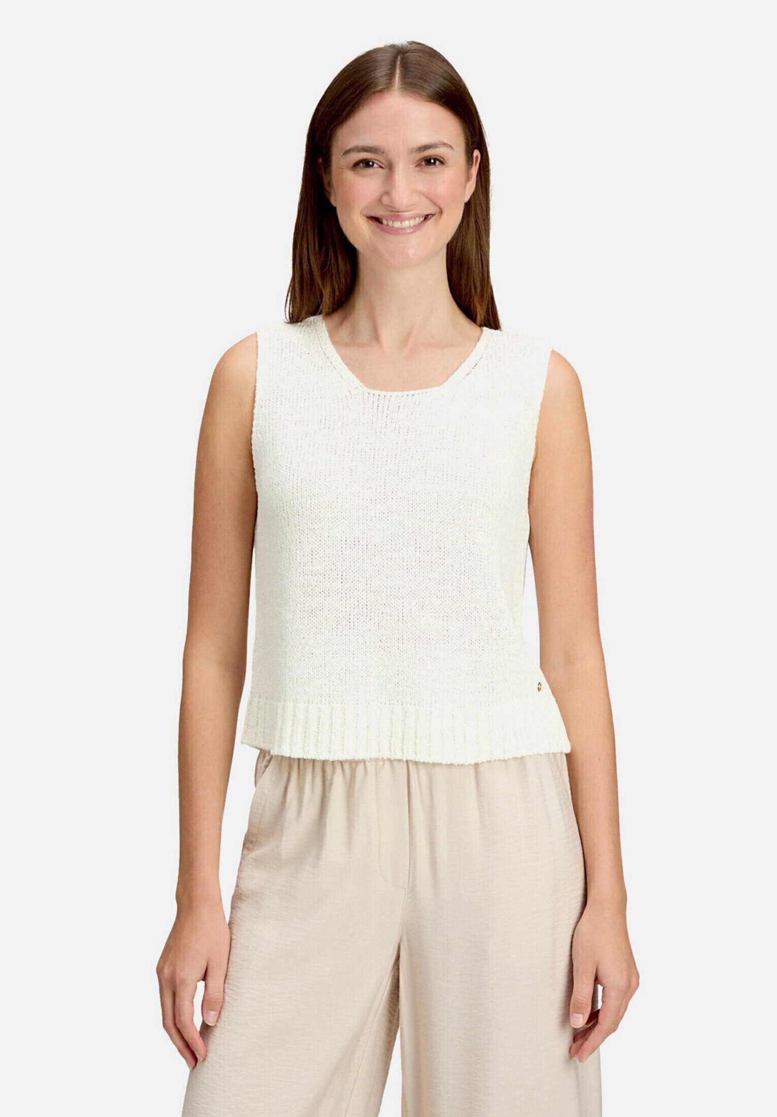 Betty&Co Stricktop »Damen mit Rundhalsausschnitt«