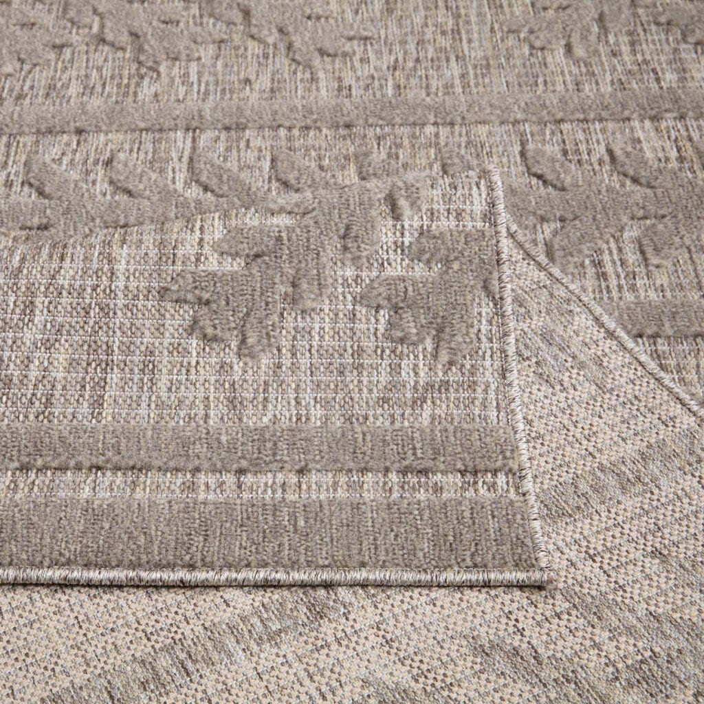 Carpet City Teppich »In-& Outdoorteppich Santorini 411, 3D-Effekt, Boho-Optik«, rechteckig, 5 mm Höhe, Wetterfest & UV-beständig für Terrasse, Balkon, Küche, Flur