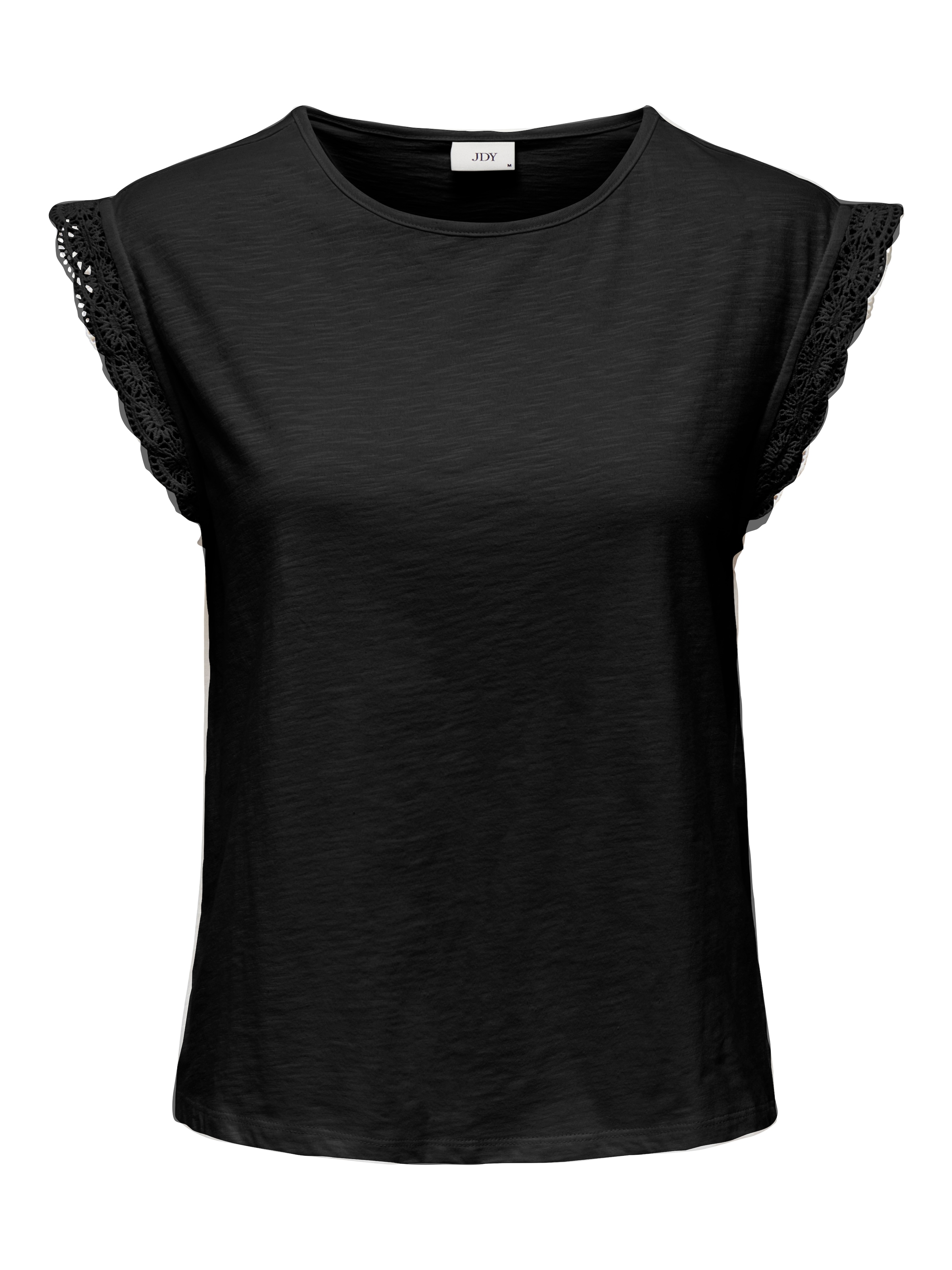 JDY Kurzarmshirt »JDYSALVA LIFE S/L CROCHET TOP JRS«