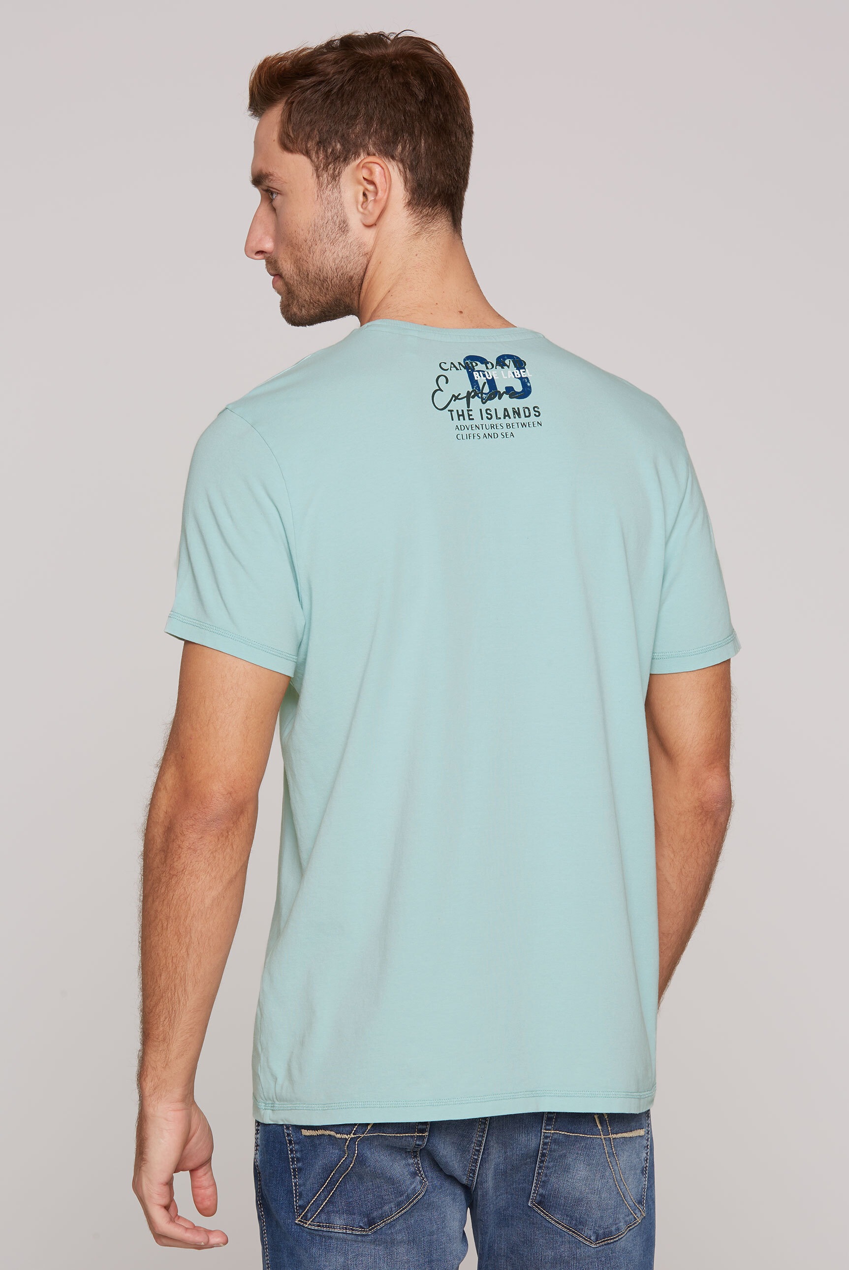 CAMP DAVID Rundhalsshirt, mit Baumwolle