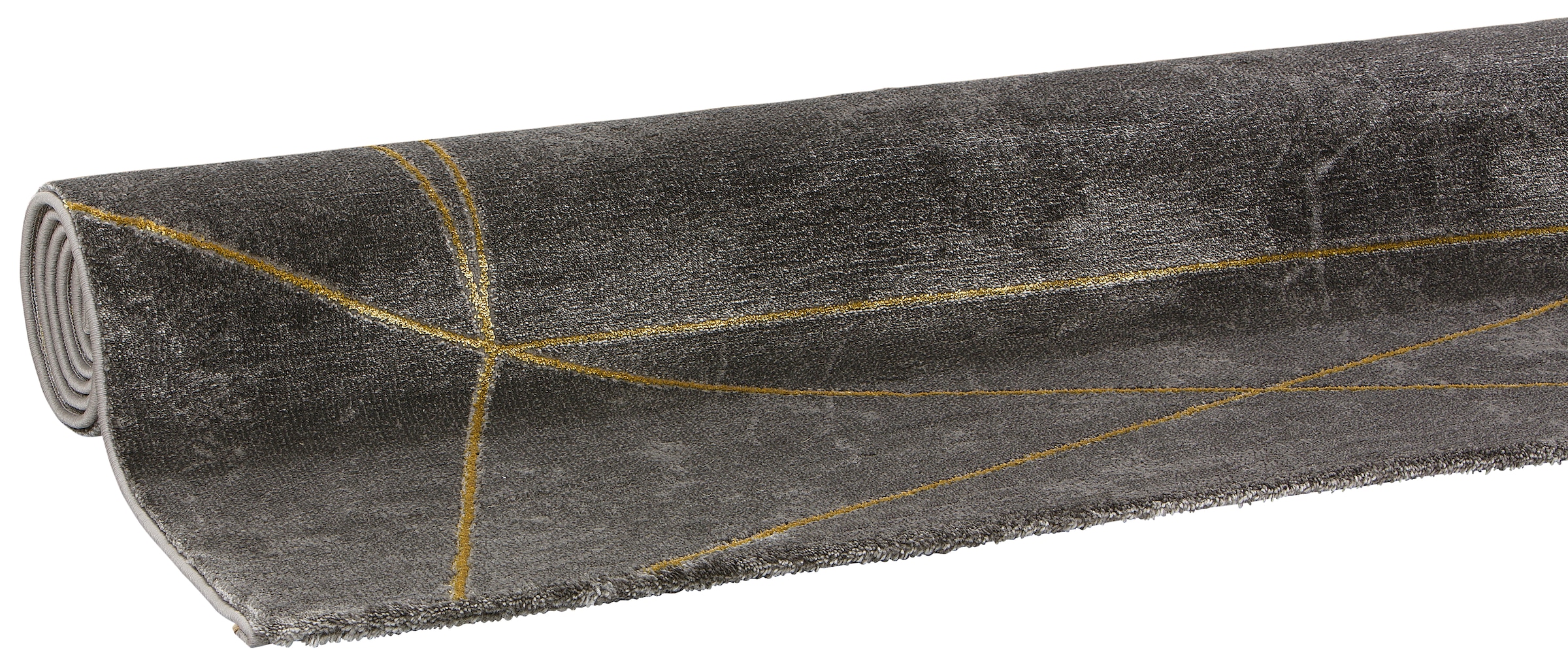 Leonique Teppich »Lucie«, rechteckig, 12 mm Höhe, modernes & grafisches Marmor Design, Kurzflor, Teppich mit Bordüre