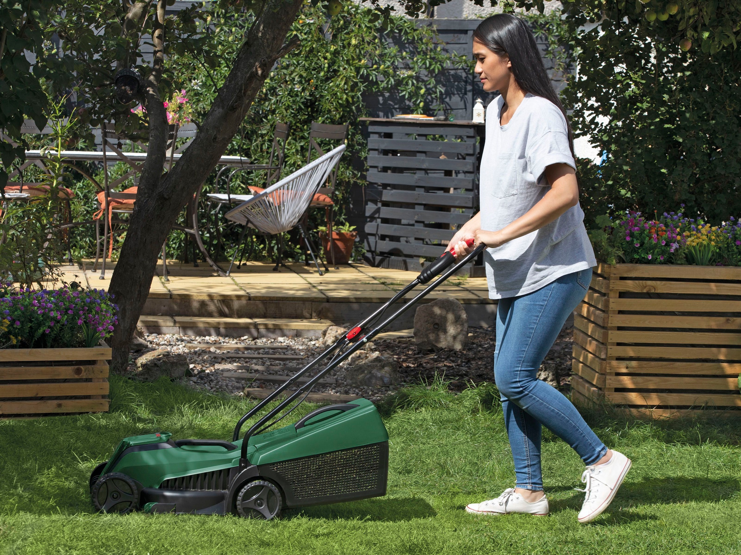 Bosch Home & Garden Akkurasenmäher "EasyMower 18V-32-200", ohne Akku und La günstig online kaufen