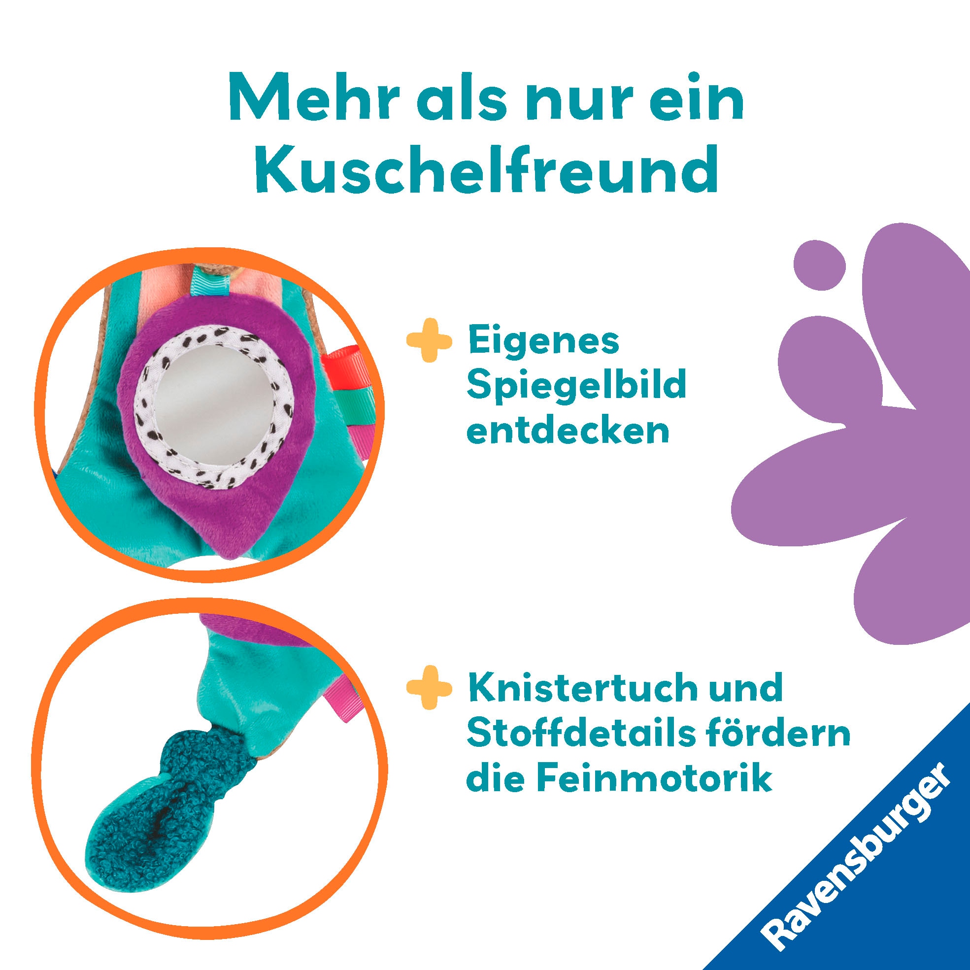 Ravensburger Greifspielzeug »Play+ Knister-Erdmännchen«