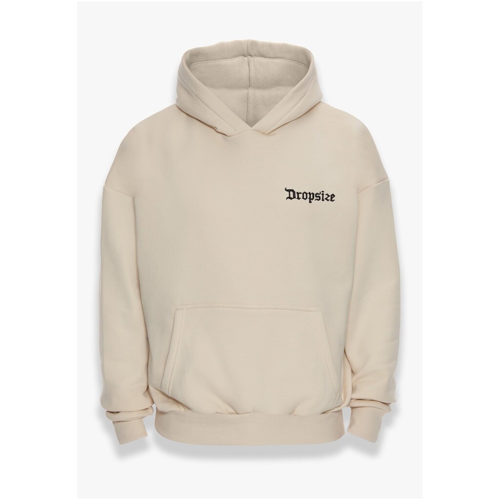 Dropsize Kapuzensweatshirt »Dropsize Herren Heavy Oversize Embo Hoodie«, (1 tlg.)