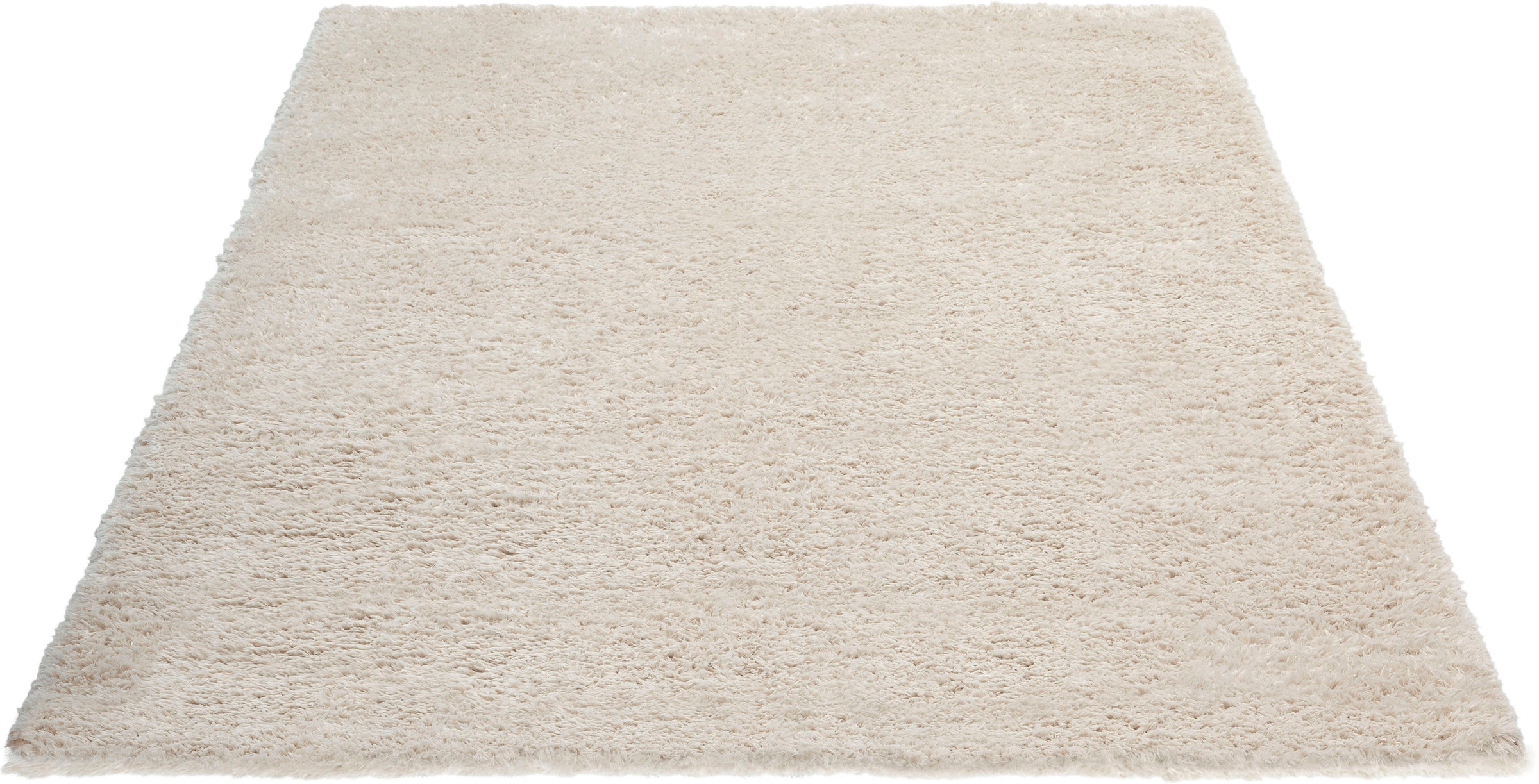 merinos Teppich »Recycle Floki 961«, rund, 50 mm Höhe, Shaggy aus recyceltem Polyester, meliert, Wohnzimmer