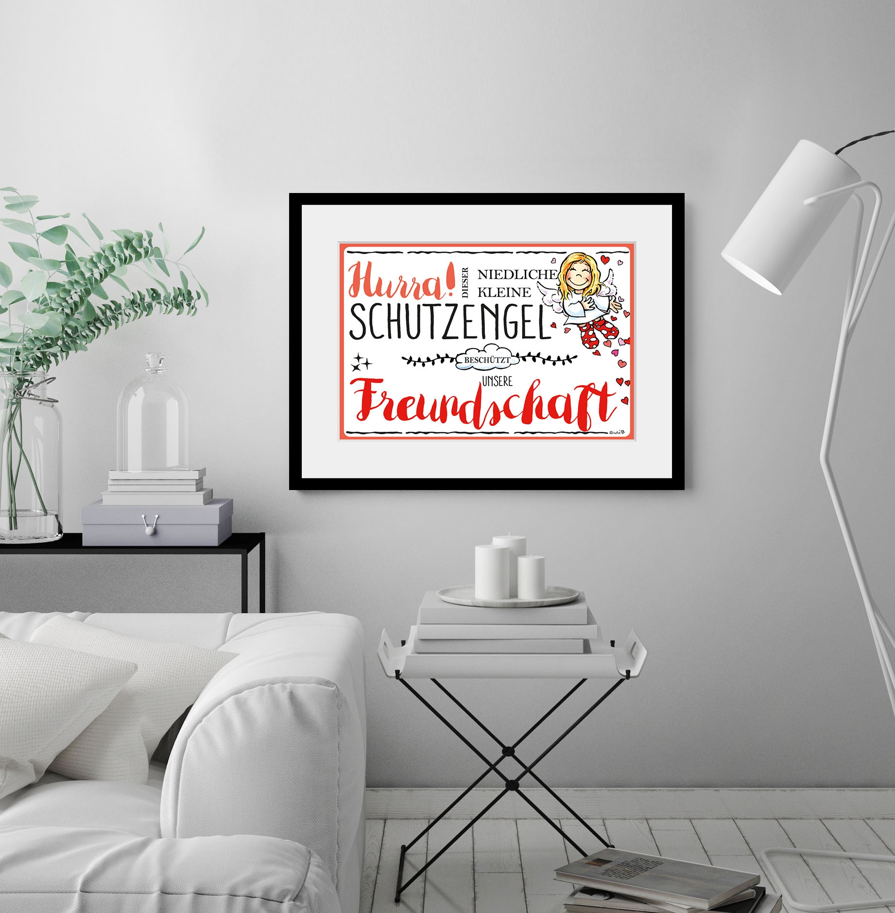 queence Bild »Schutzengel Freundschaft«, Engel, (1 St.) günstig online kaufen