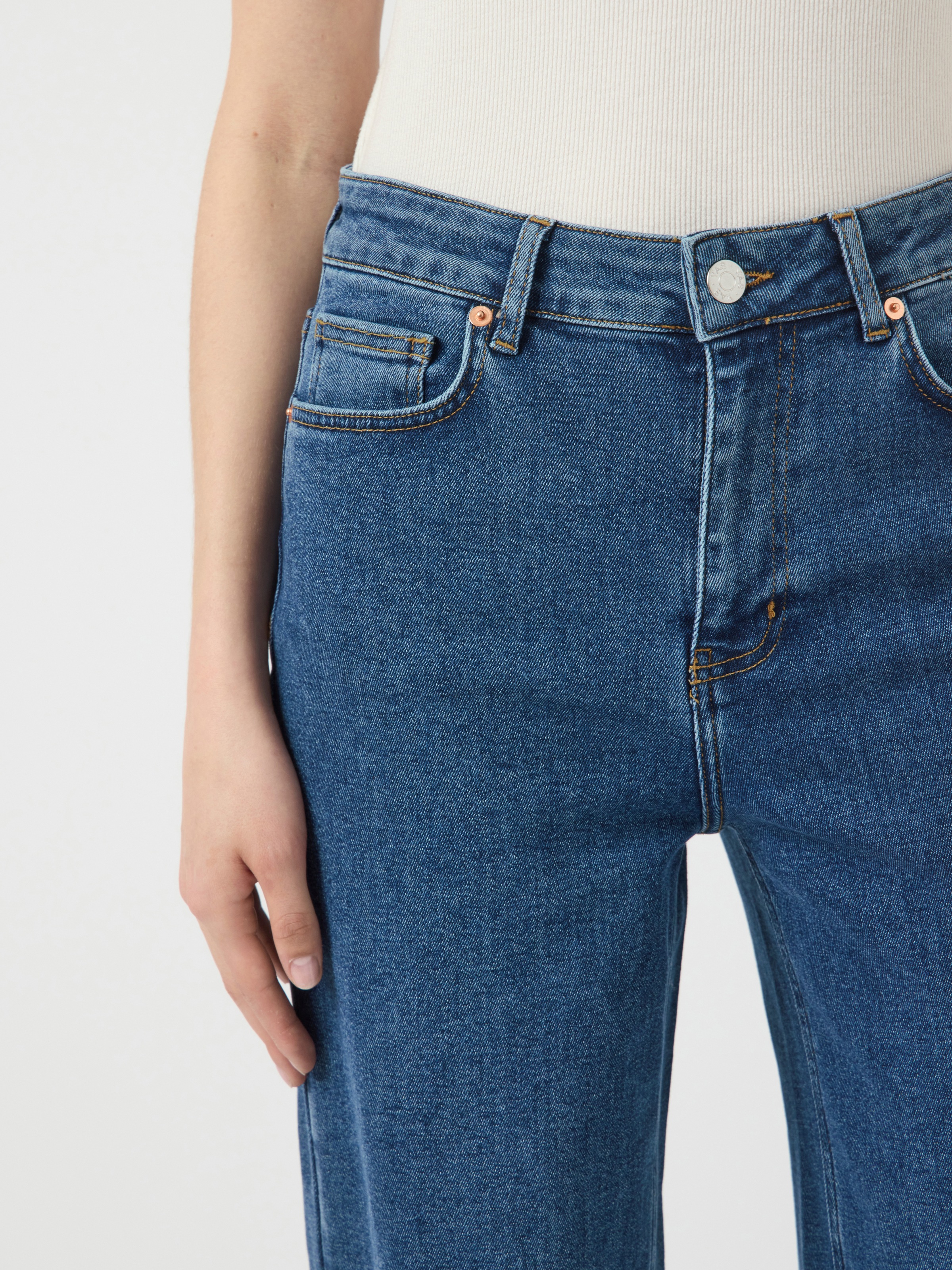 Y.A.S High-waist-Jeans "YASROSIE HW DENIM JEANS S. NOOS" günstig online kaufen