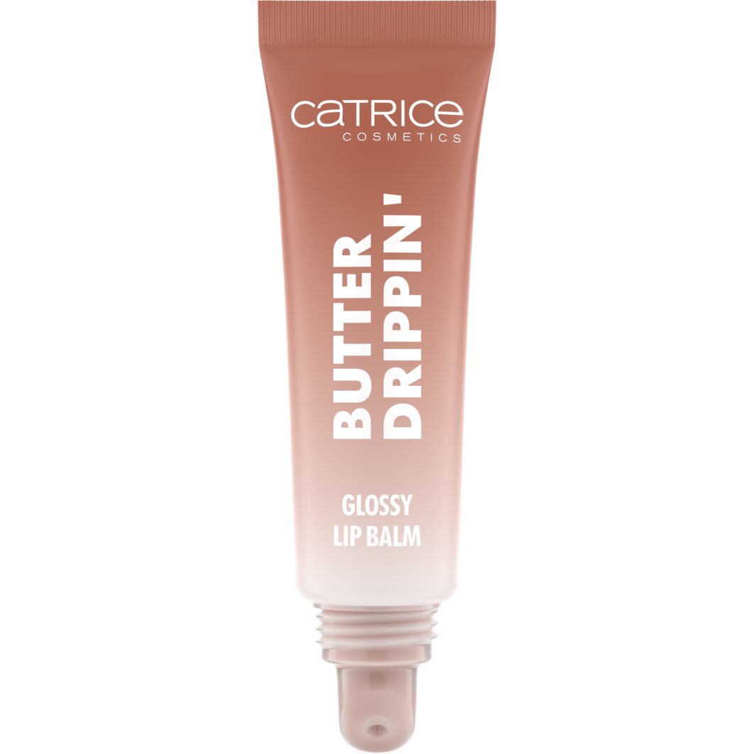 CATRICE Lippenbalsam "Butter Drippin' Glossy Lip Balm", beige, Lippen-Kosmetika, Dezenter Farbakzent, geschmeidig, hochglänzend, spendet Feuchtigkeit.