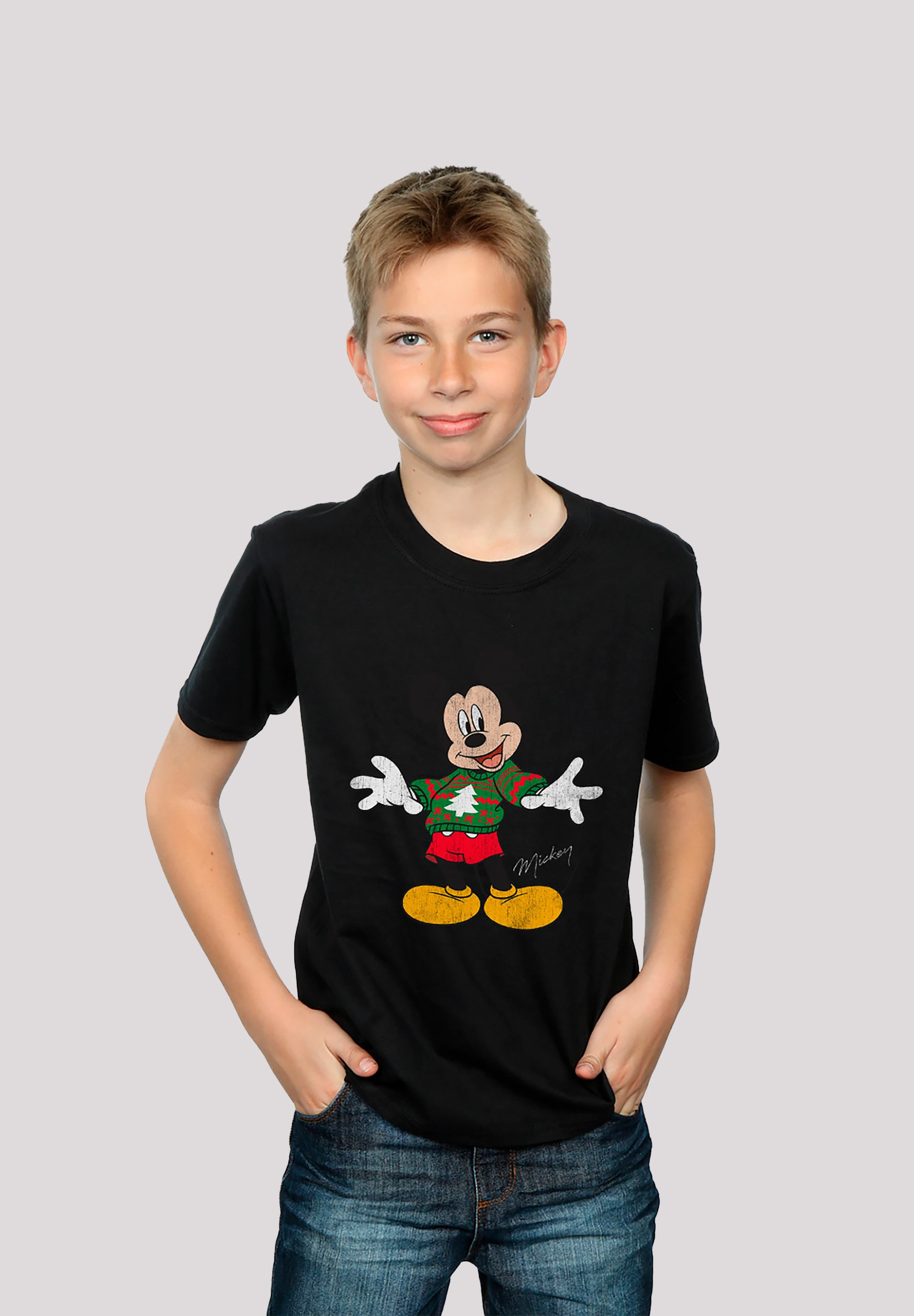F4NT4STIC online kaufen T-Shirt BAUR Weihnachten«, Print | Micky »Disney Maus