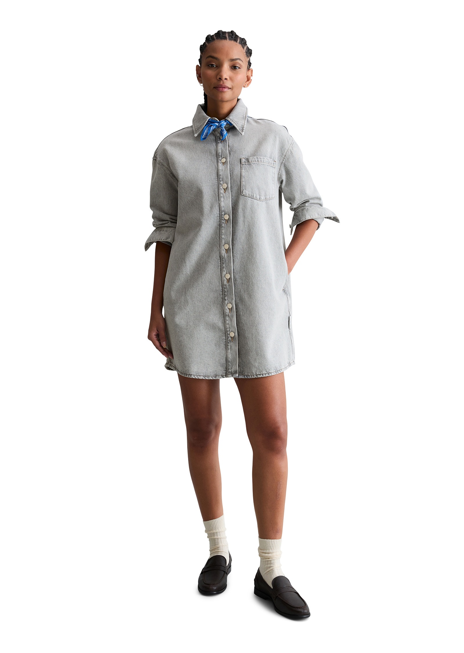 Marc O'Polo DENIM Jeanskleid »aus Rigid Denim«