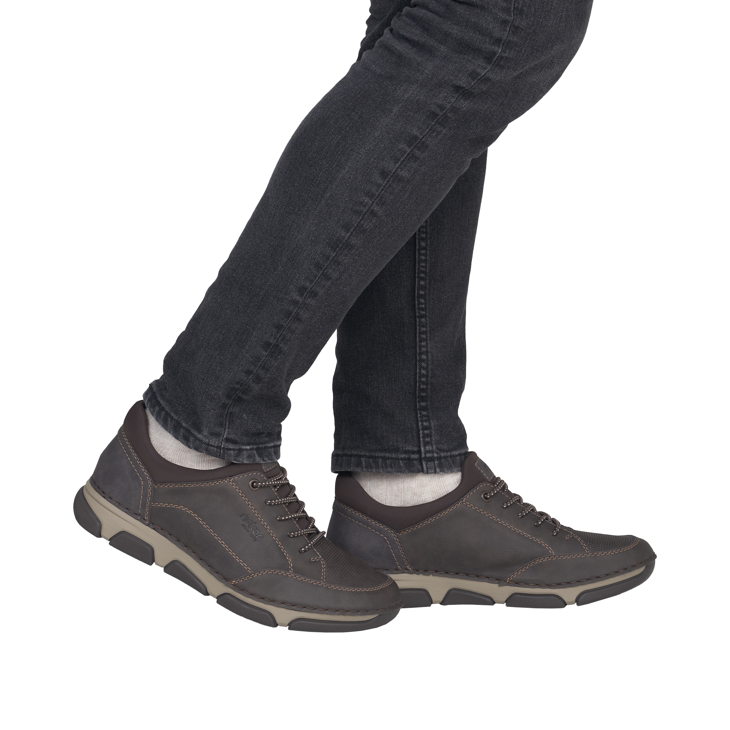 Rieker Slip-On Sneaker  Schlupfschuh, Halbschuh, Slipper mit Gummizug