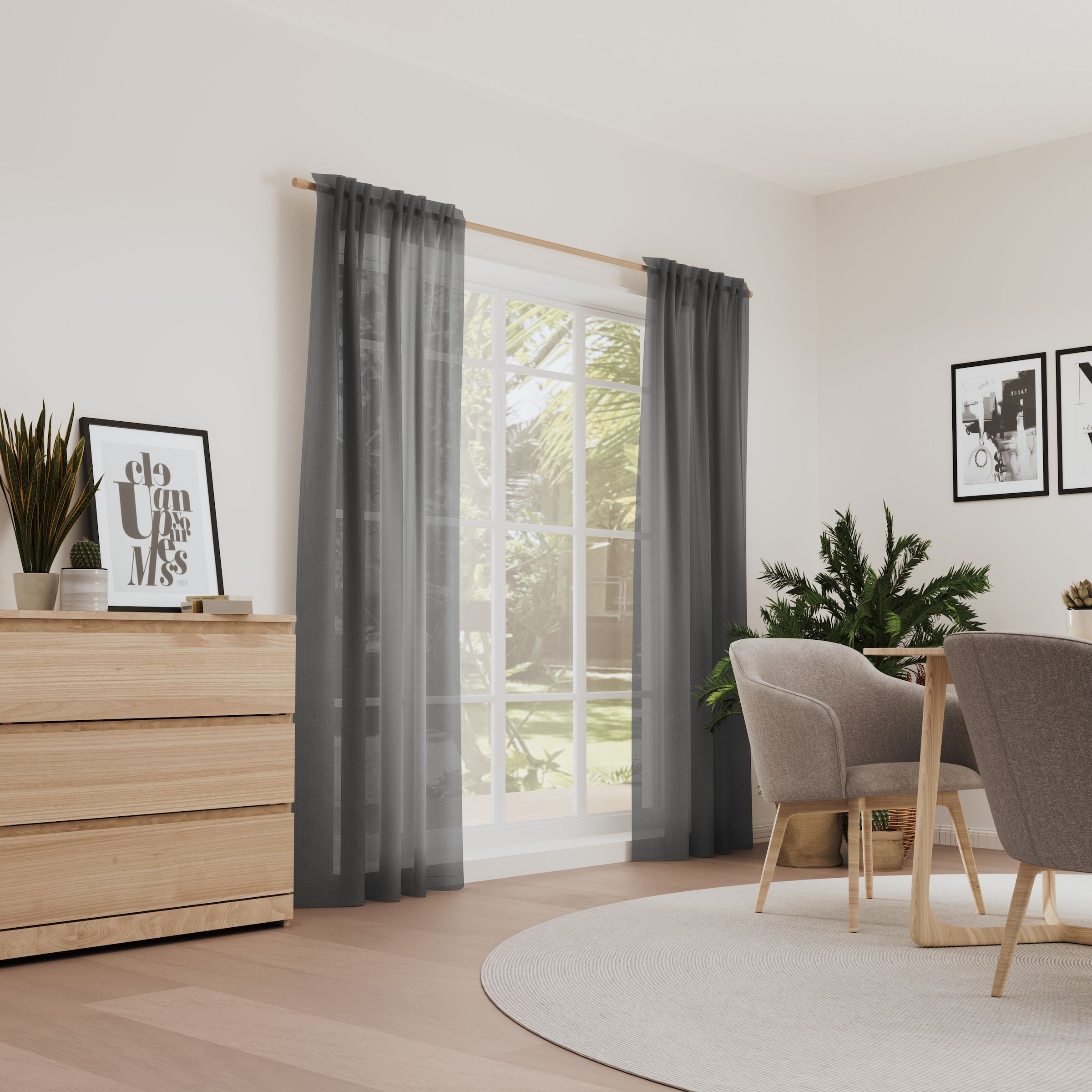 Neutex for you! Vorhang »INTENSE« Multifunktionsband 1 Stk. tlg. Buntweber mit metallischem Effektgarn