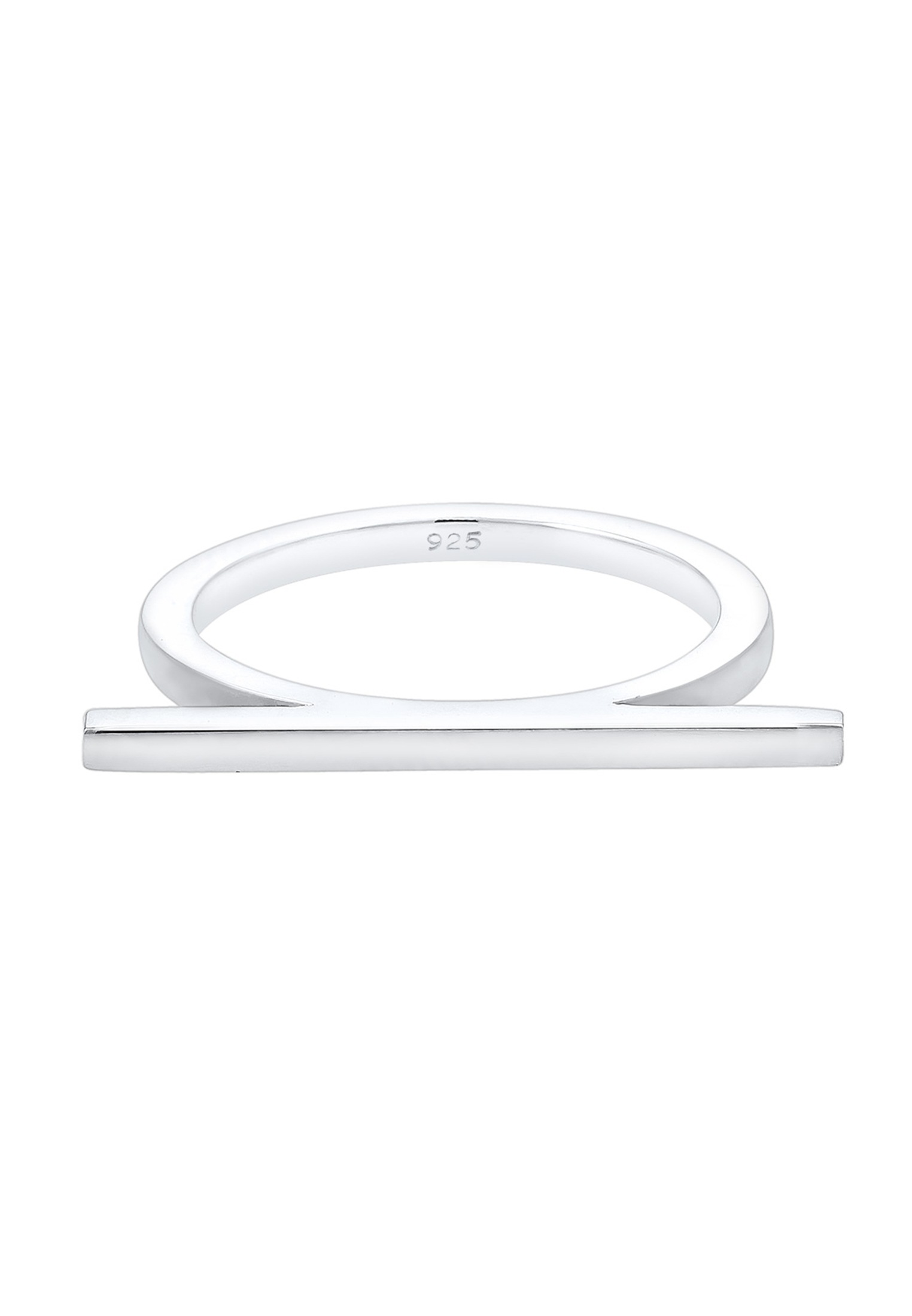 Elli Fingerring »Geo Minimal Trend Steg 925 Silber«