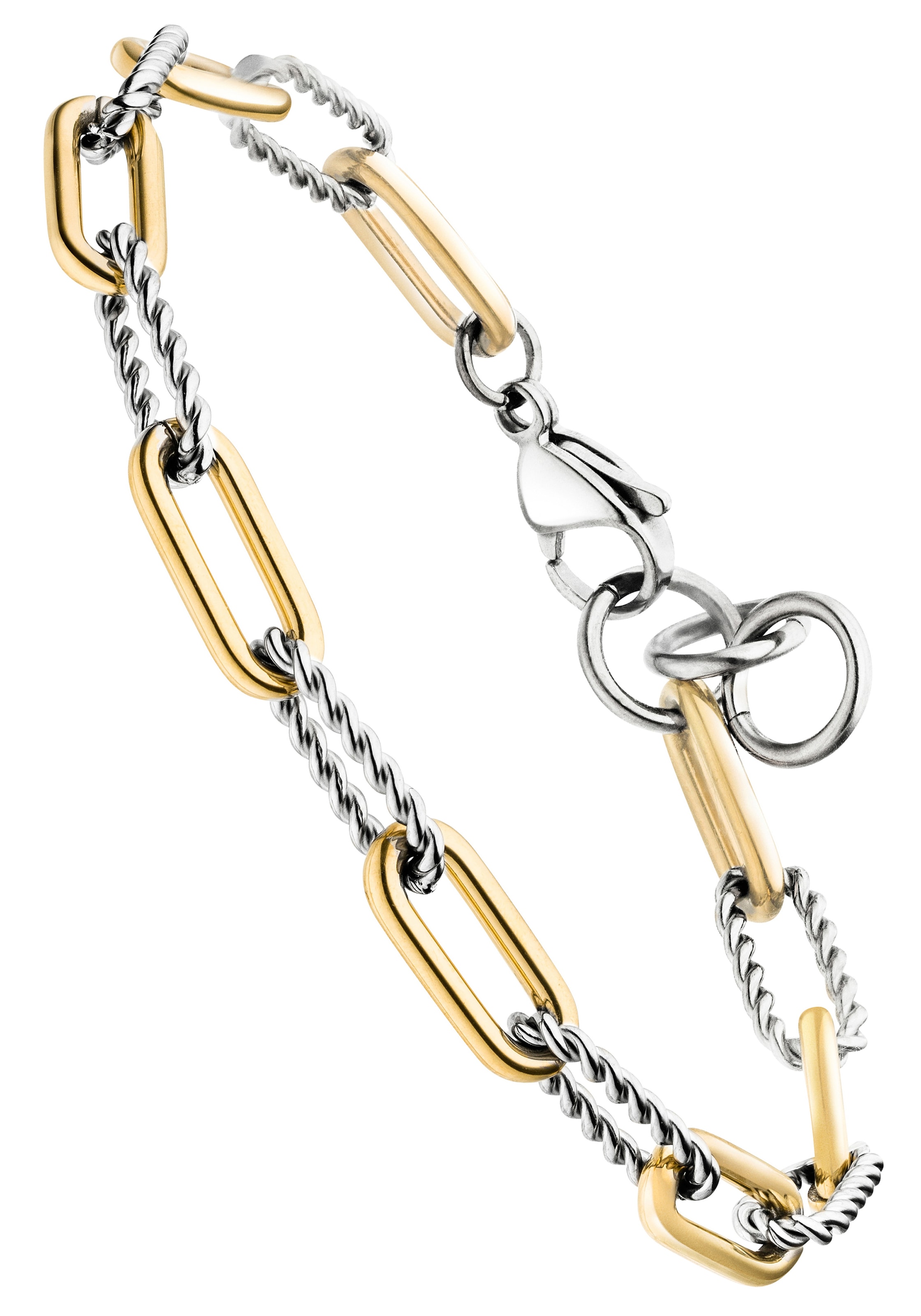 JOBO Armband, aus Edelstahl teilvergoldet 21,5 cm online kaufen | BAUR | Edelstahlarmbänder