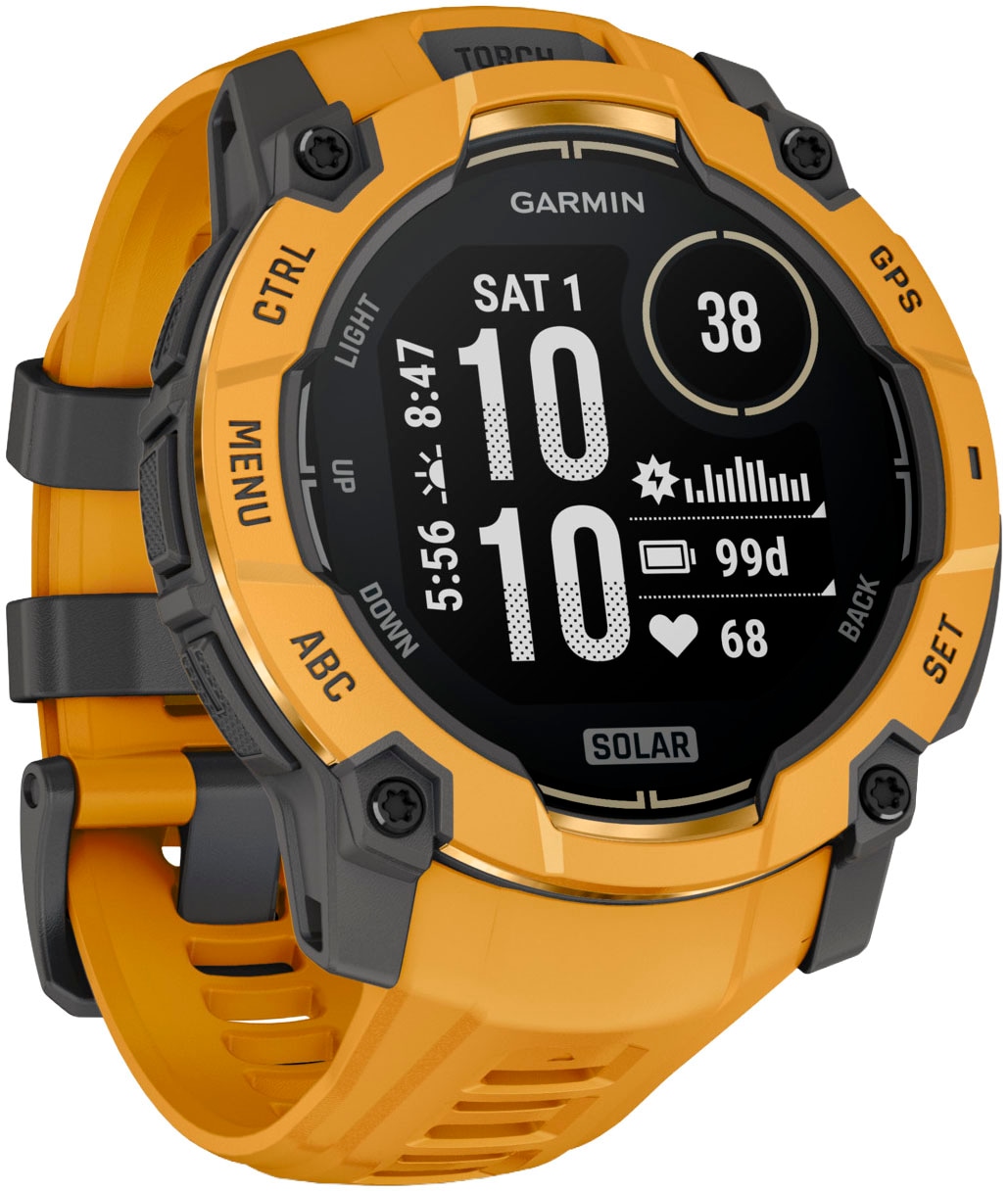 Garmin Smartwatch »Instinct 3 Solar - 50 mm«(/ 1,3 ″)