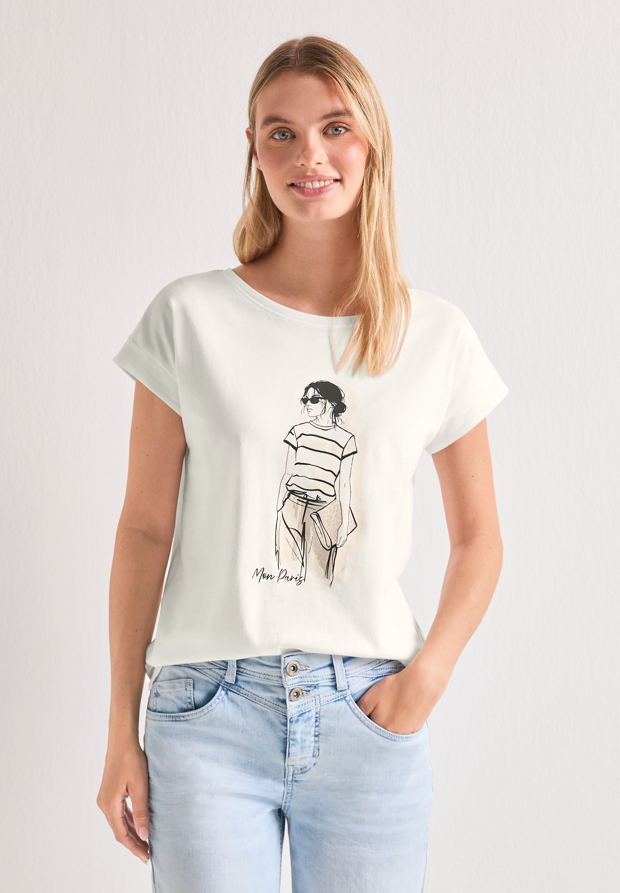 STREET ONE T-Shirt mit Frontprint