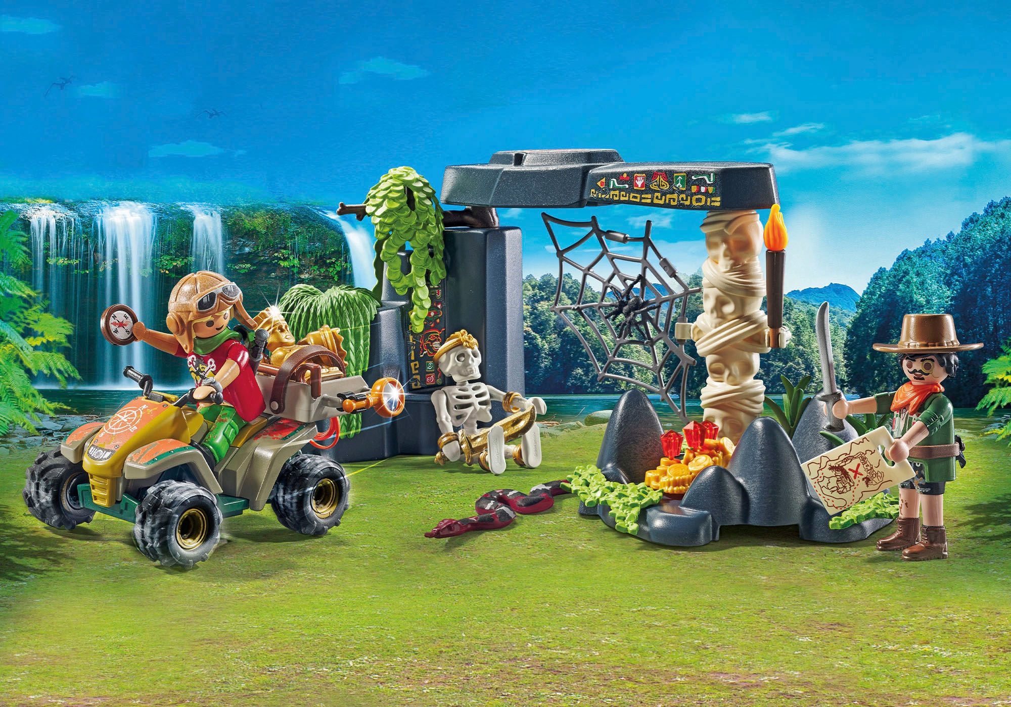 Playmobil® Konstruktions-Spielset »Schatzsuche im Dschungel (71454)«, (72 St.), Made in Europe