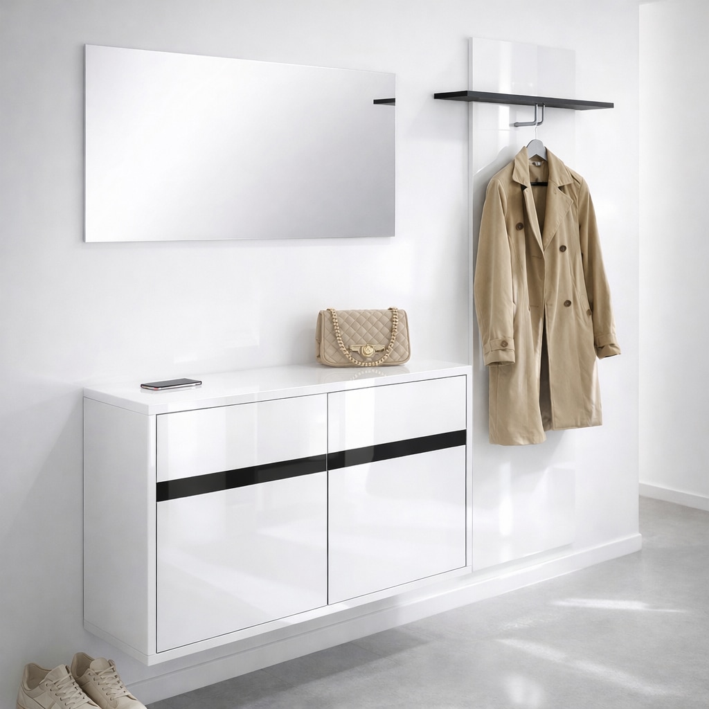 OTTO home Garderoben-Set »Locco Flurmöbel, Dielenmöbel, Flurschrank, Flurgarderobe B: ca 150 cm« 3 Stk. tlg.